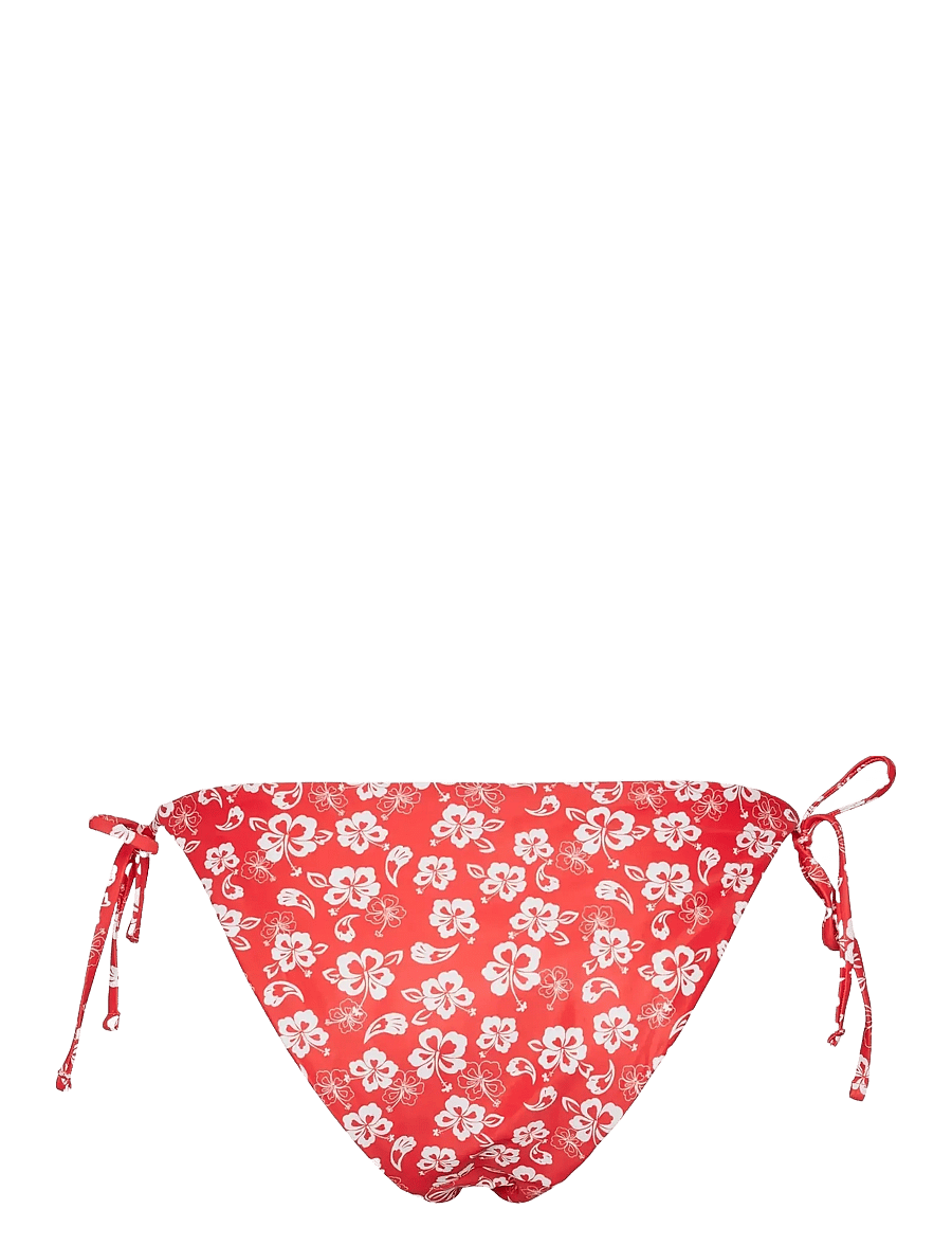Pieces - PCANNA BIKINI TIE BRIEF SWW BC - bikinis mit seitenbändern - poppy red - 1