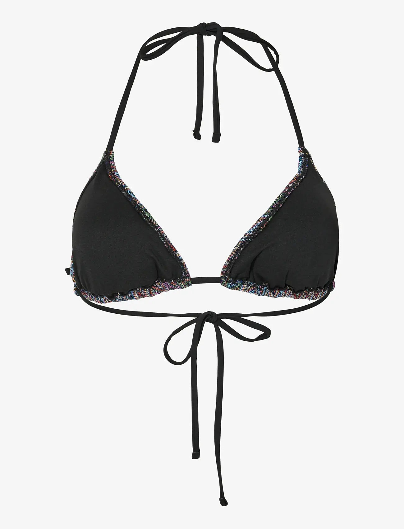Pieces - PCADA BIKINI KNITTED TRIANGLE TOP - trekant-bikinis - eggnog - 2