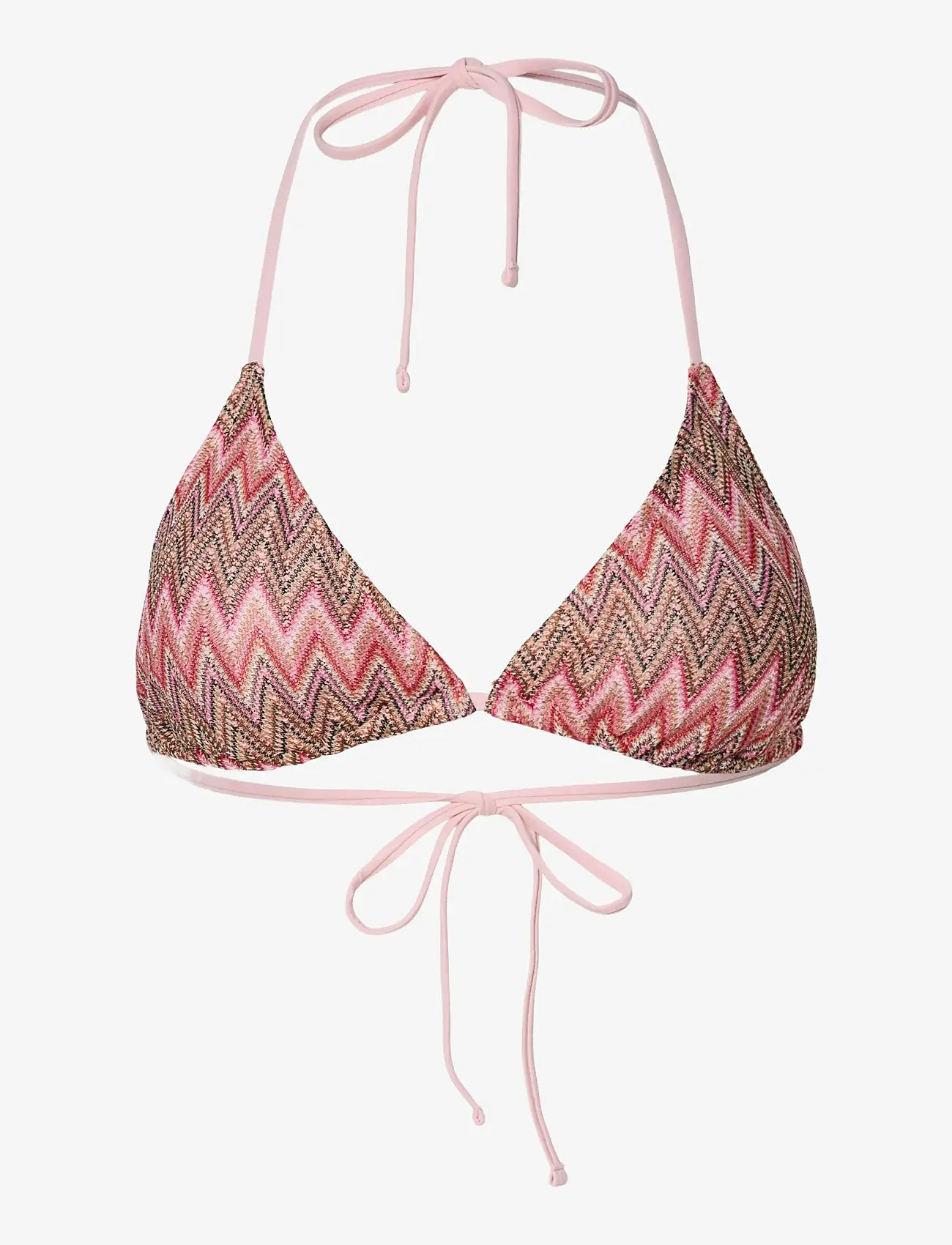 Pieces - PCADA BIKINI KNITTED TRIANGLE TOP - bikinis med trekantform - rose shadow - 1