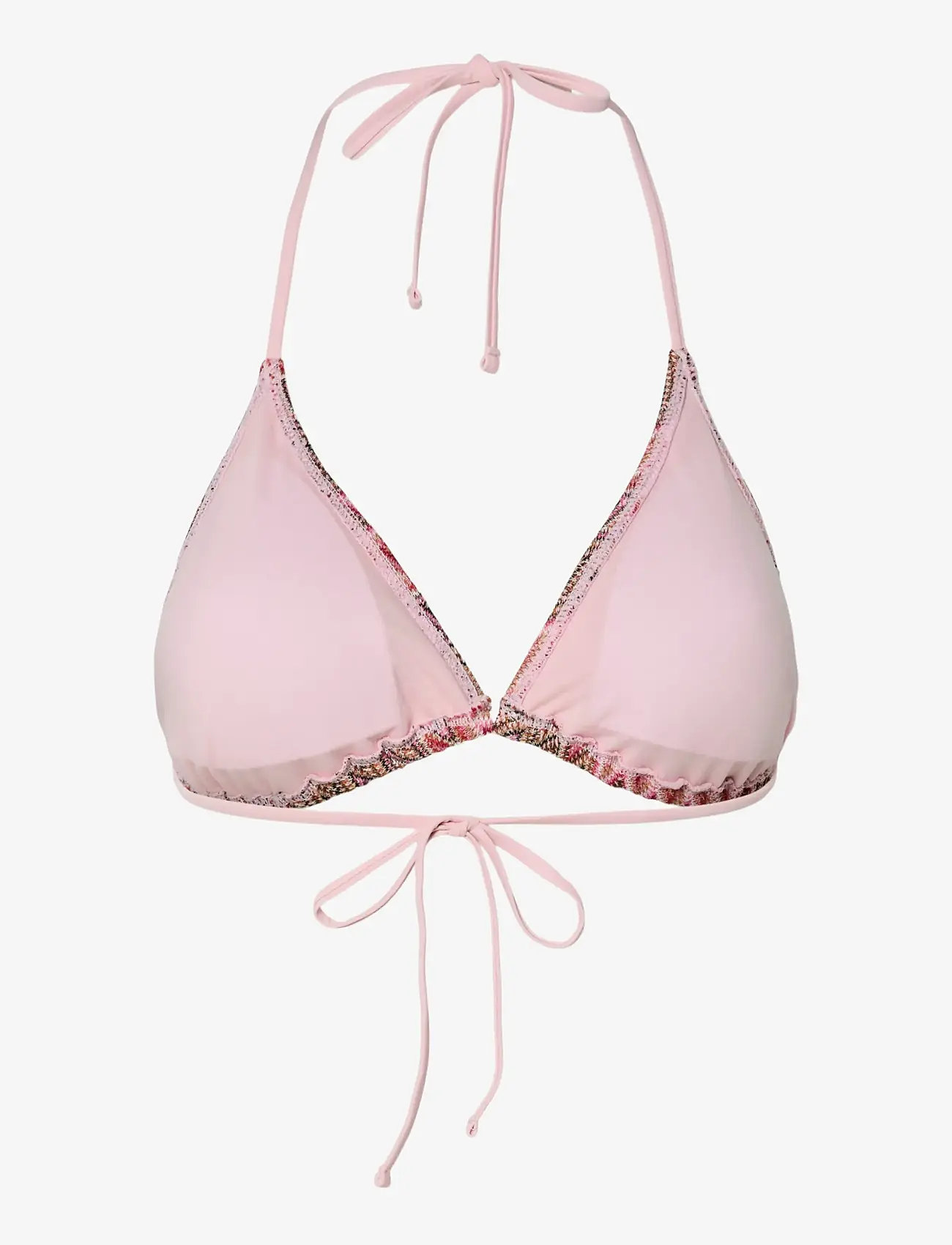 Pieces - PCADA BIKINI KNITTED TRIANGLE TOP - bikinis med trekantform - rose shadow - 2