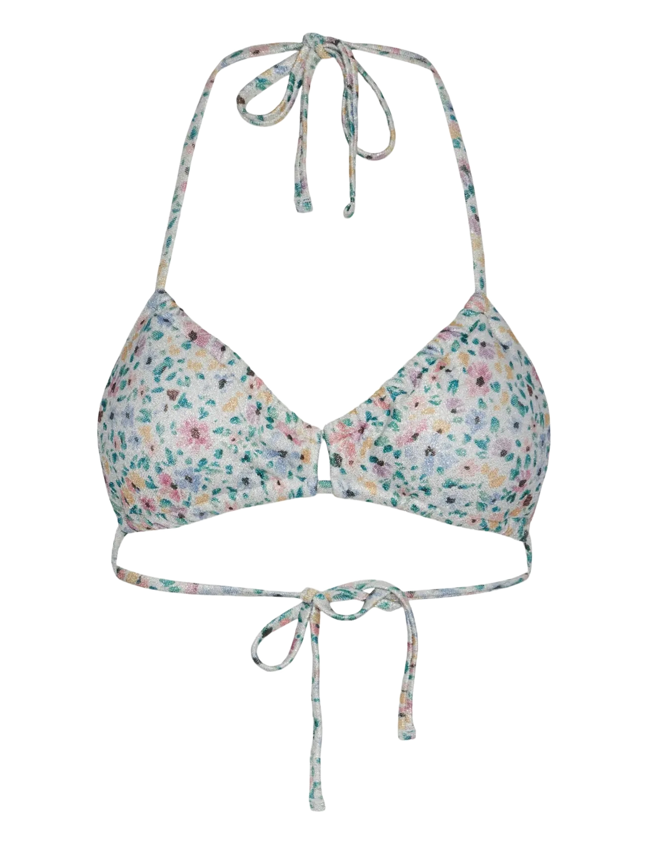 Pieces PCASINE SHINE BIKINI TOP SWW - Riided - EGGNOG / cream