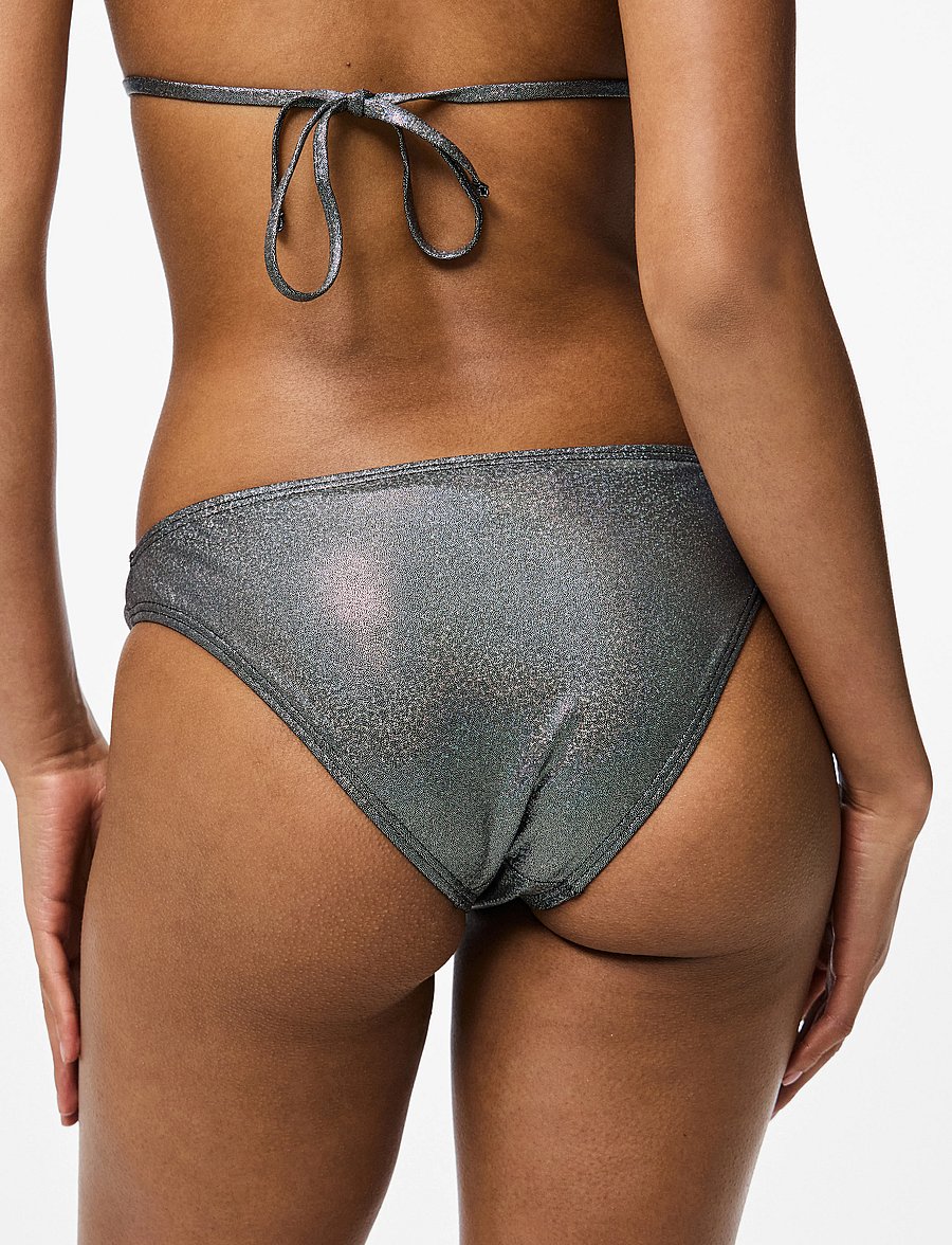 Pieces - PCANGALA BIKINI MW BRIEF SWW BC - bikini briefs - black - 5