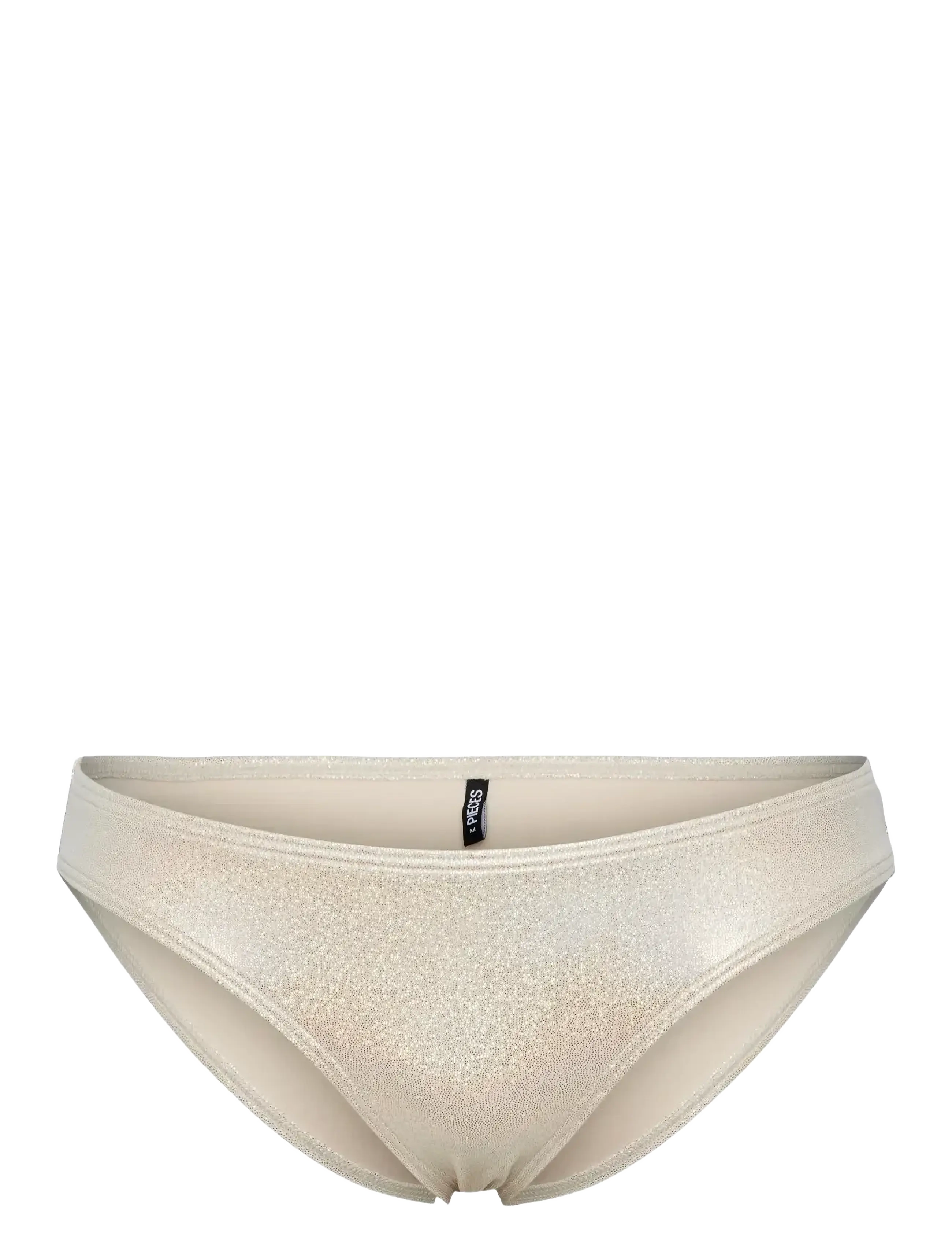 Pieces PCANGALA BIKINI MW BRIEF SWW BC - Ujumisriided - CLOUD DANCER / cream