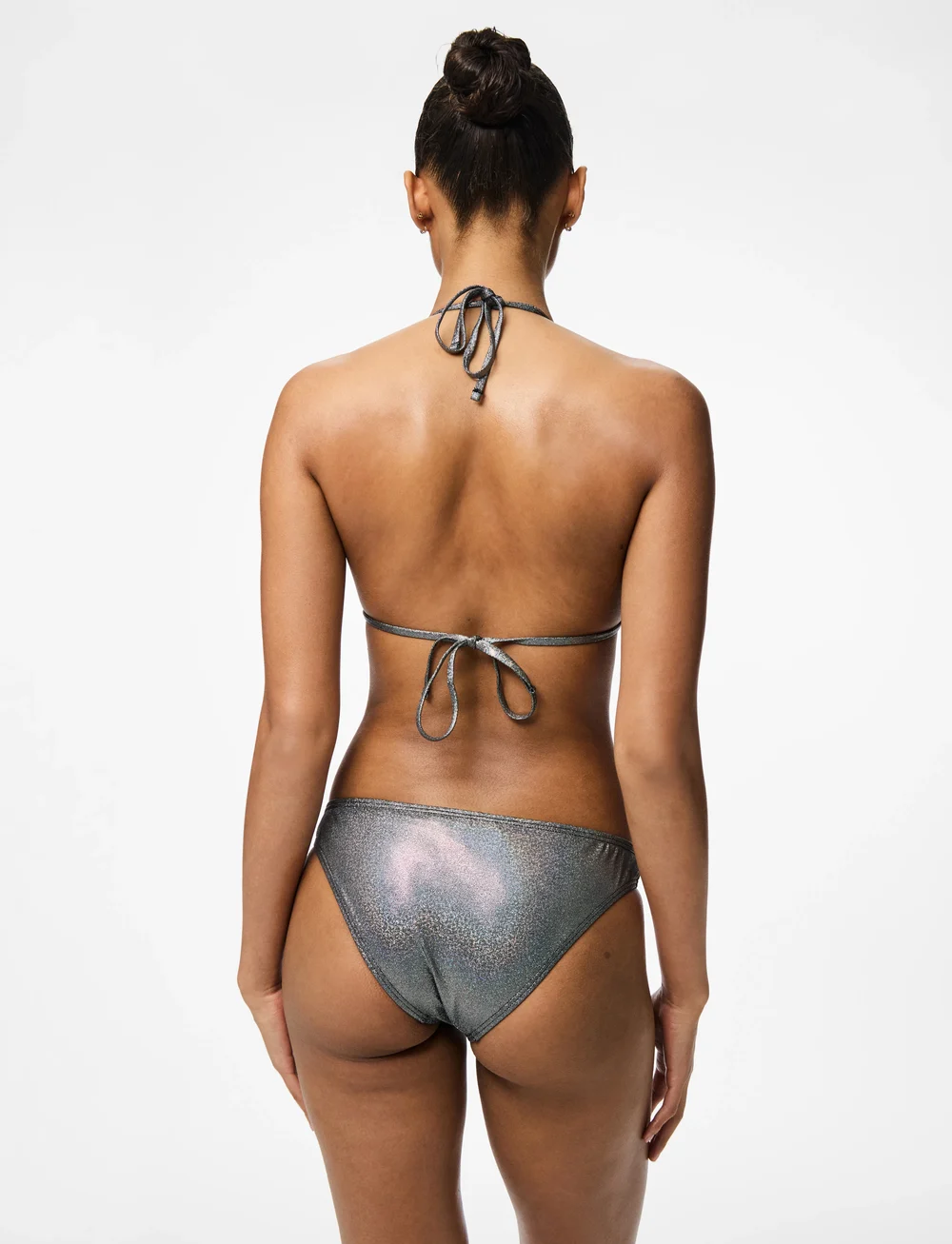 Pieces - PCANGALA BIKINI TRIANGLE TOP SWW BC - dreieck-bikini-oberteile - black - 3