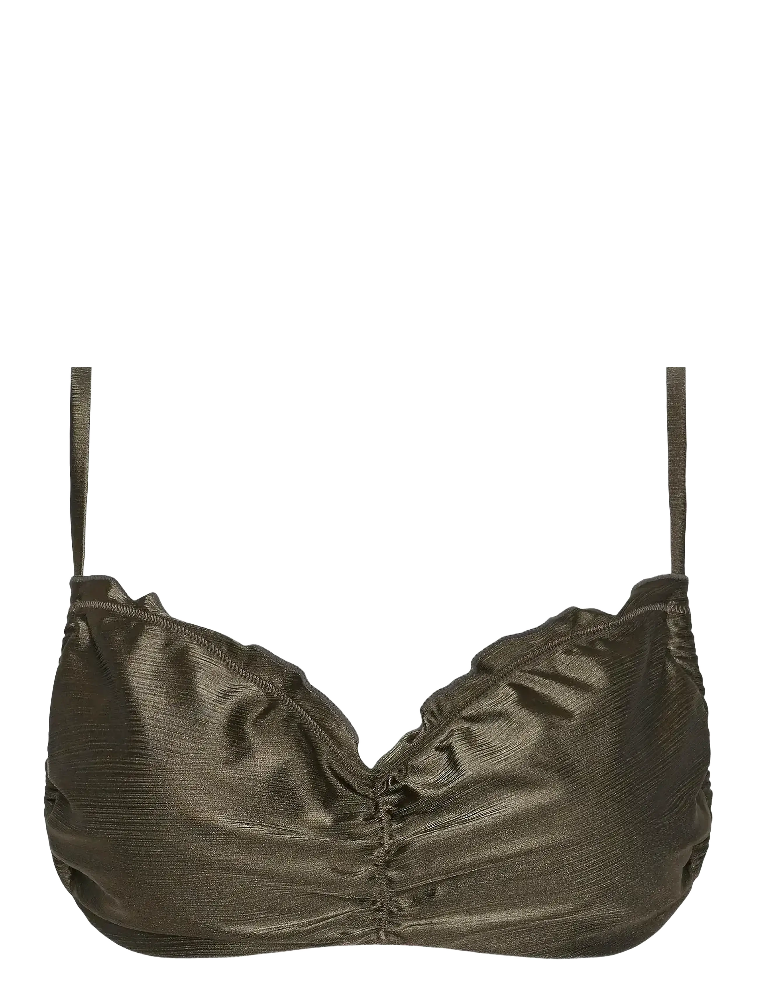 PIECES Pcaline Bikini Oberteil Sww Grün - S - Damen
