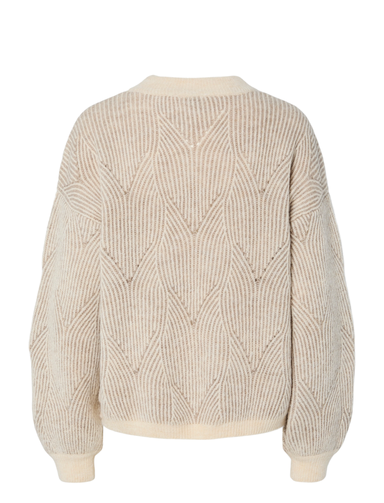Pieces - PCJENNA LS O-NECK KNIT NOOS BC - jumpers - whitecap gray - 2
