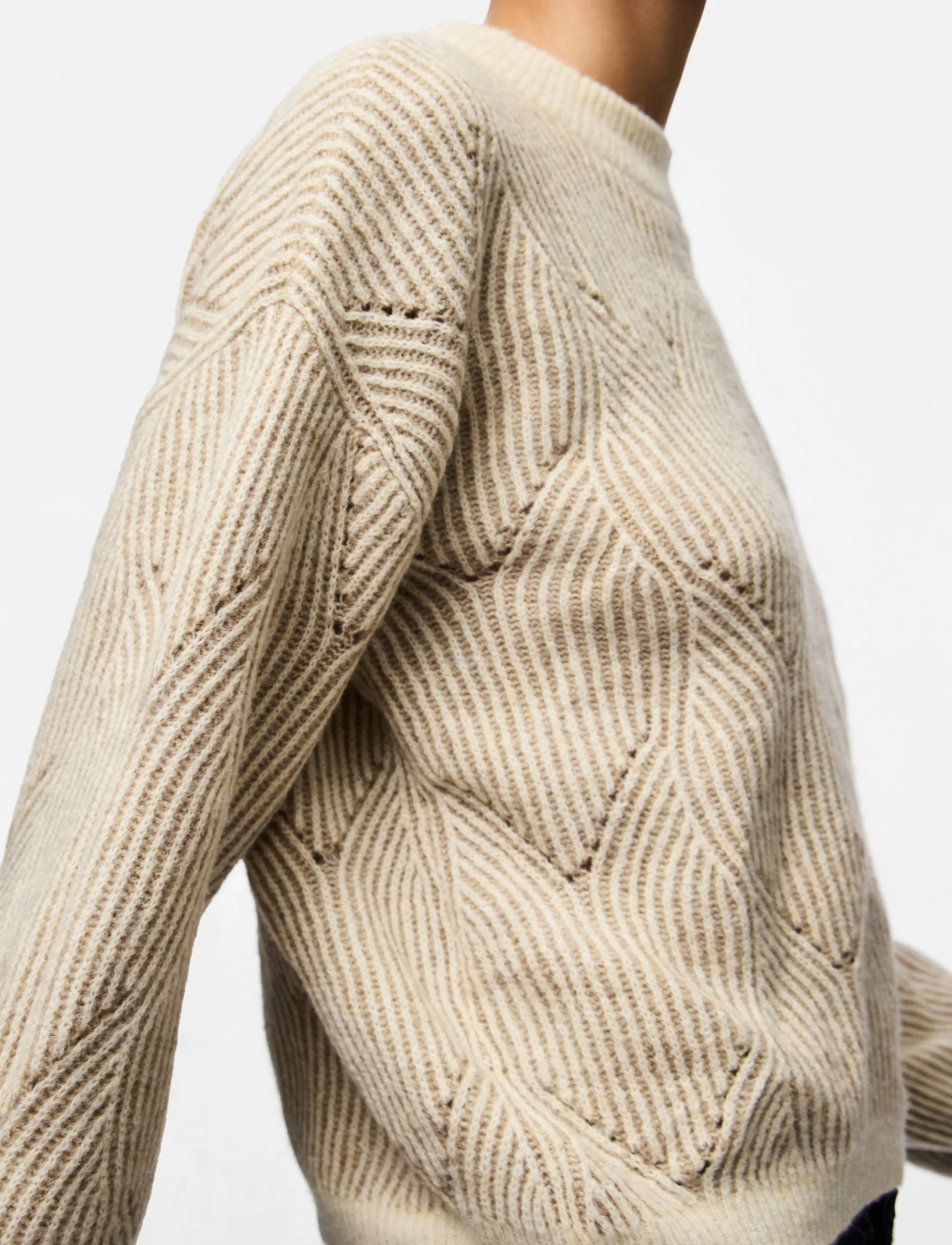 Pieces - PCJENNA LS O-NECK KNIT NOOS BC - jumpers - whitecap gray - 5