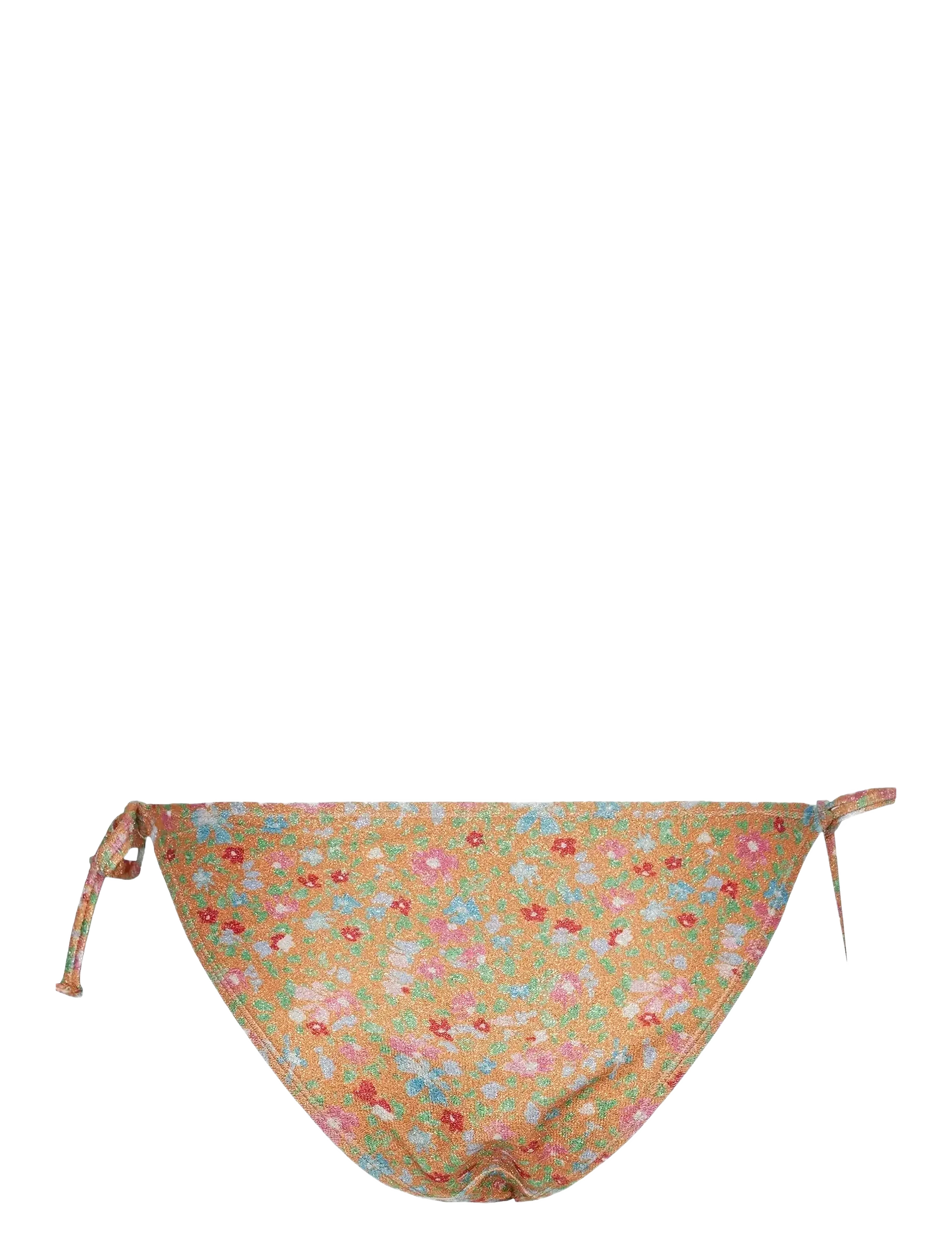 Pieces - PCASINE SHINE BIKINI TIE BRIEF SWW - side tie bikinier - blazing orange - 2