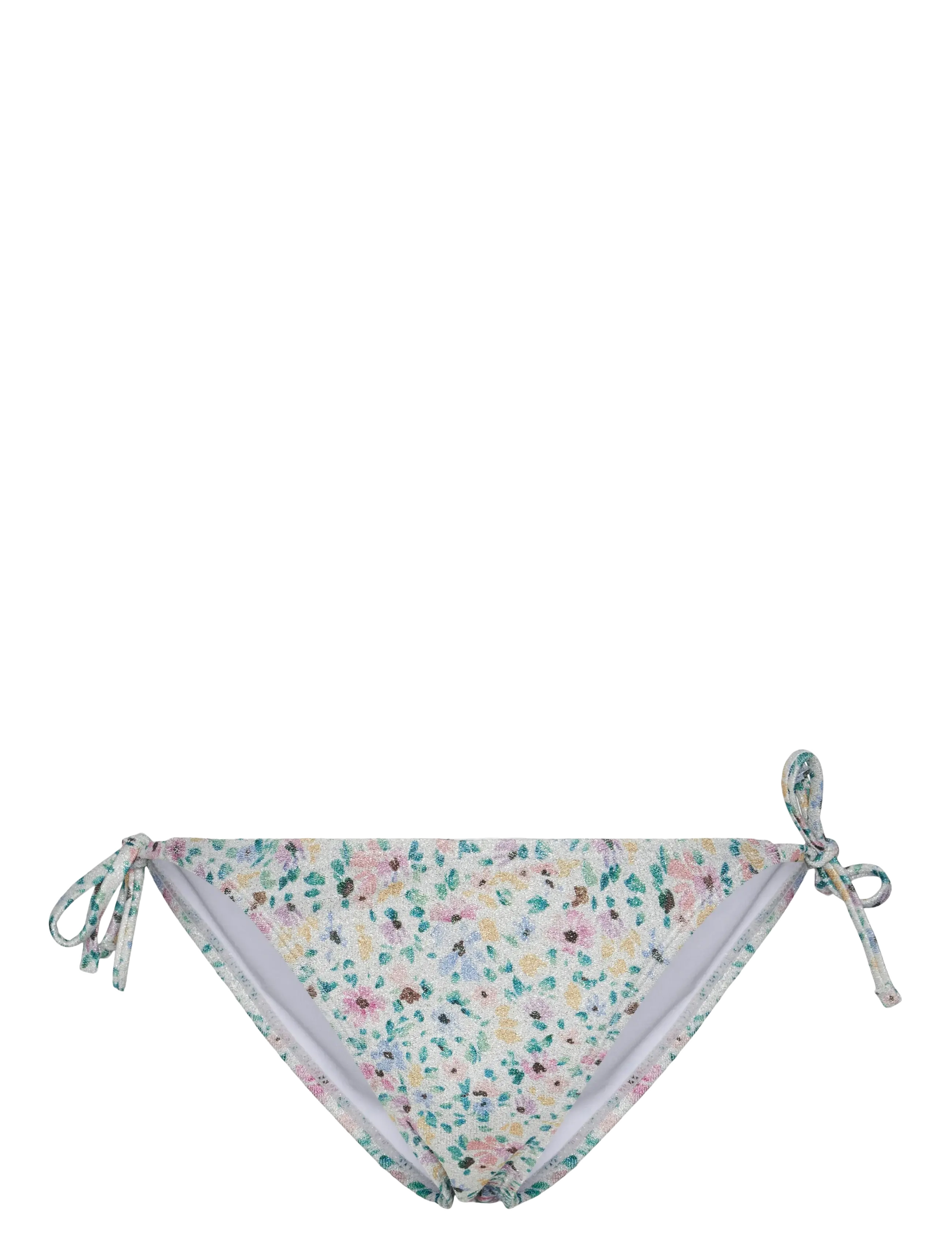 PIECES Pcasine Shine Bikini Tie Brief Sww Cream - L - Damen