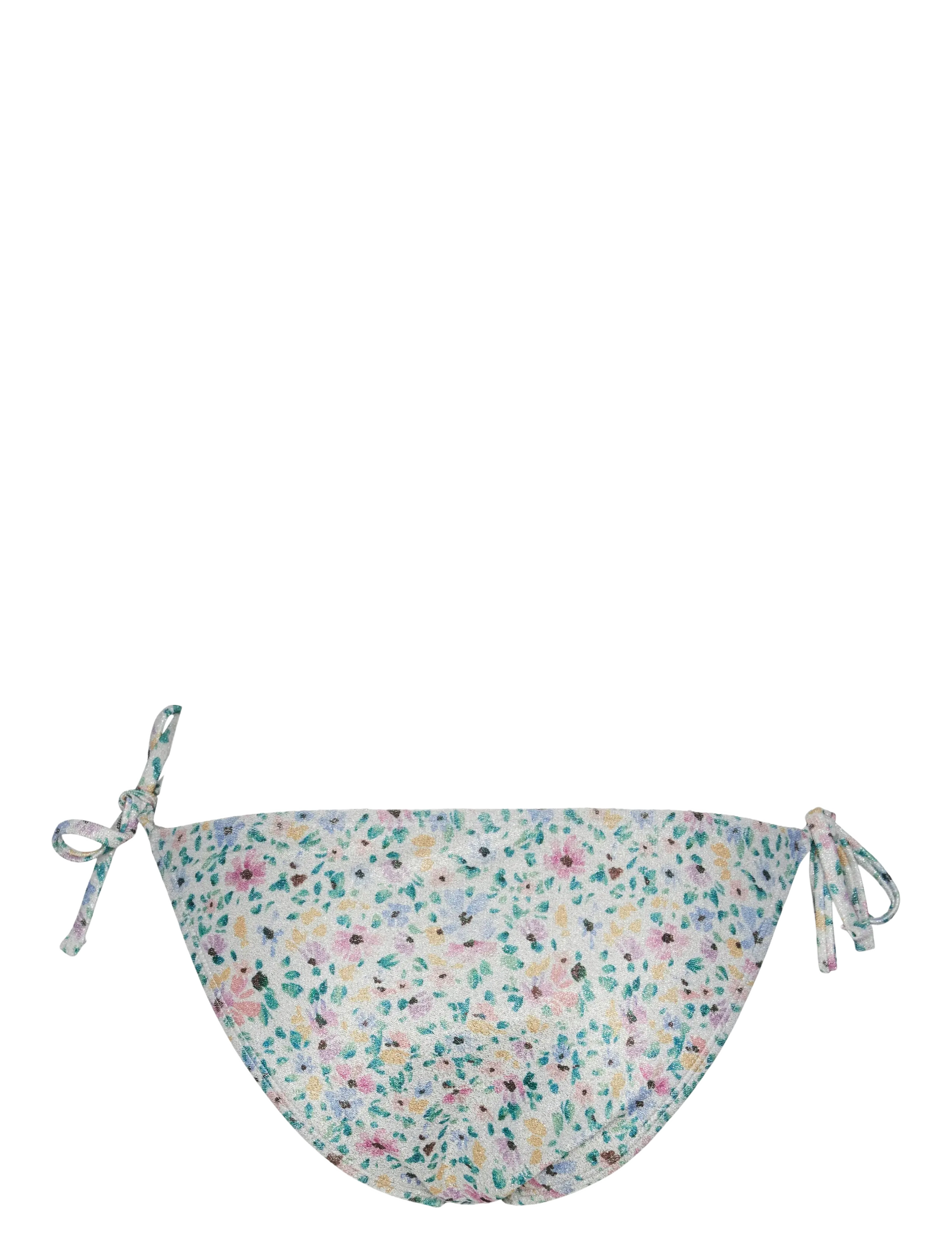 Pieces - PCASINE SHINE BIKINI TIE BRIEF SWW - side tie bikinier - eggnog - 2