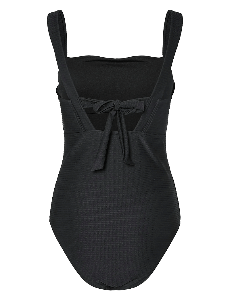 Pieces - PCADINA SWIMSUIT BC - baddräkter - black - 2