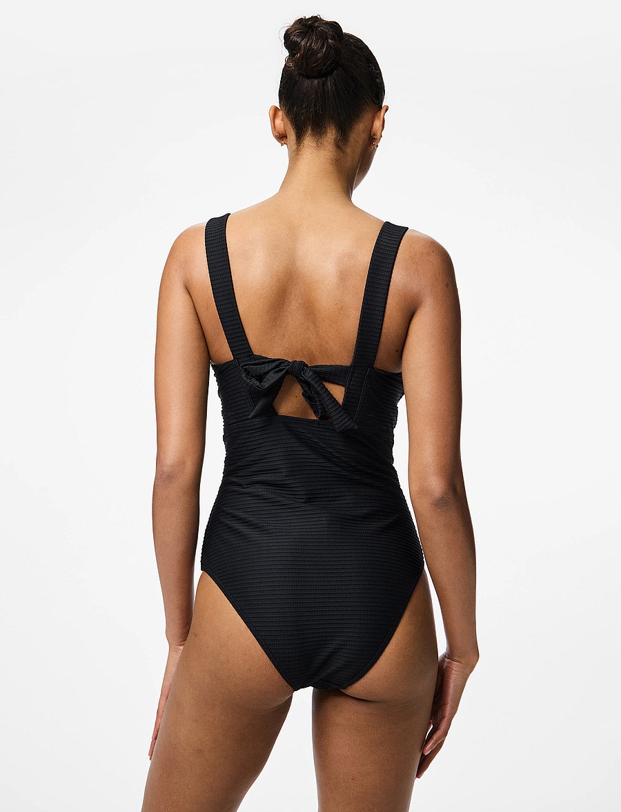 Pieces - PCADINA SWIMSUIT BC - badedragter - black - 3