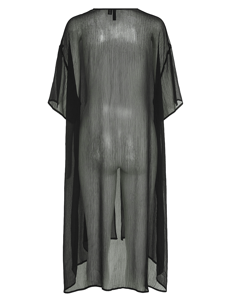 Pieces - PCATRUD KAFTAN WVN BOX BC - strandkläder - black - 2