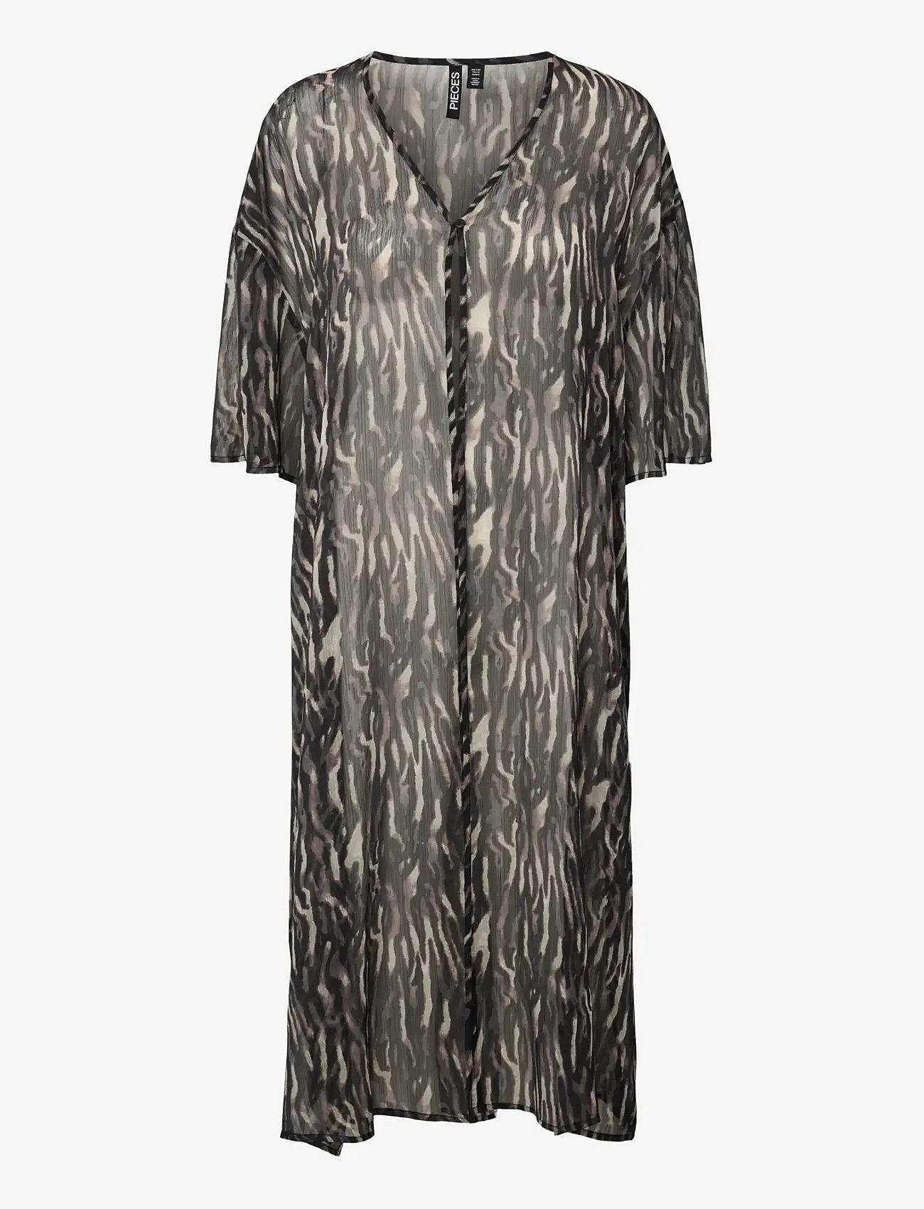 Pieces - PCATRUD KAFTAN WVN BOX BC - strandmode - black - 0
