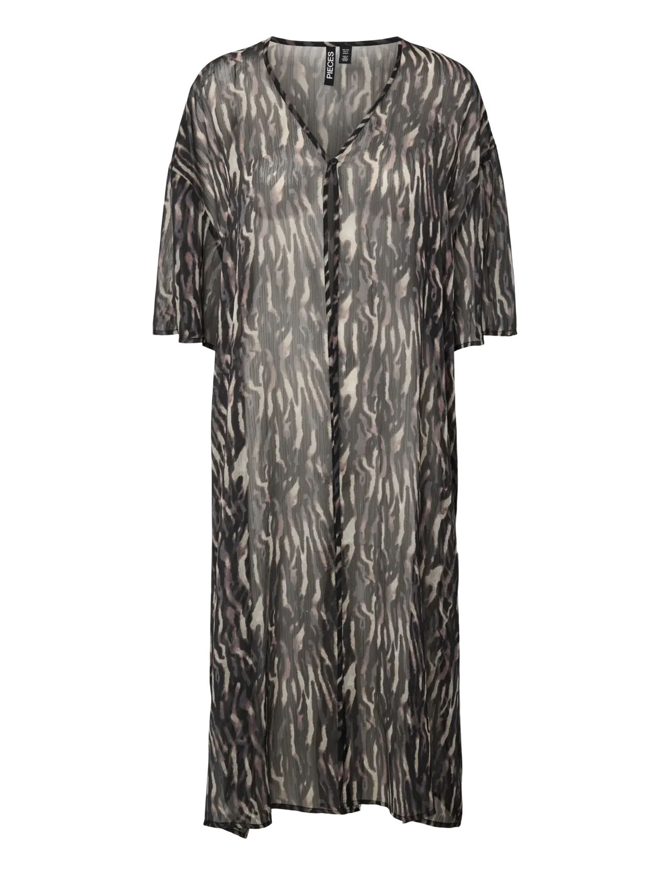 Pieces PCATRUD KAFTAN WVN BOX BC - Riided - BLACK / multi