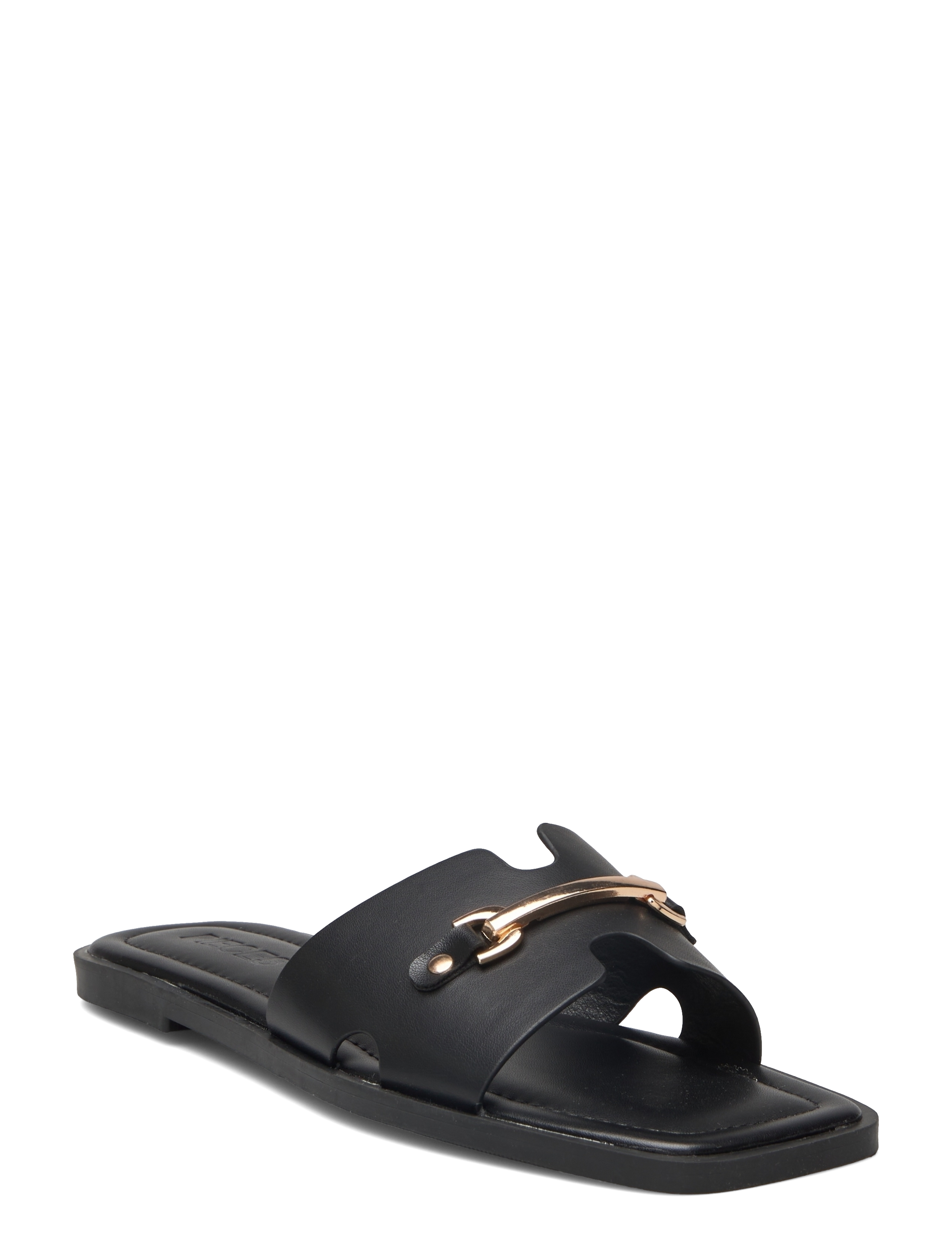 Pieces Pcmarianne Sandal, 38, Sandals, Schwarz - Flat, Frauen