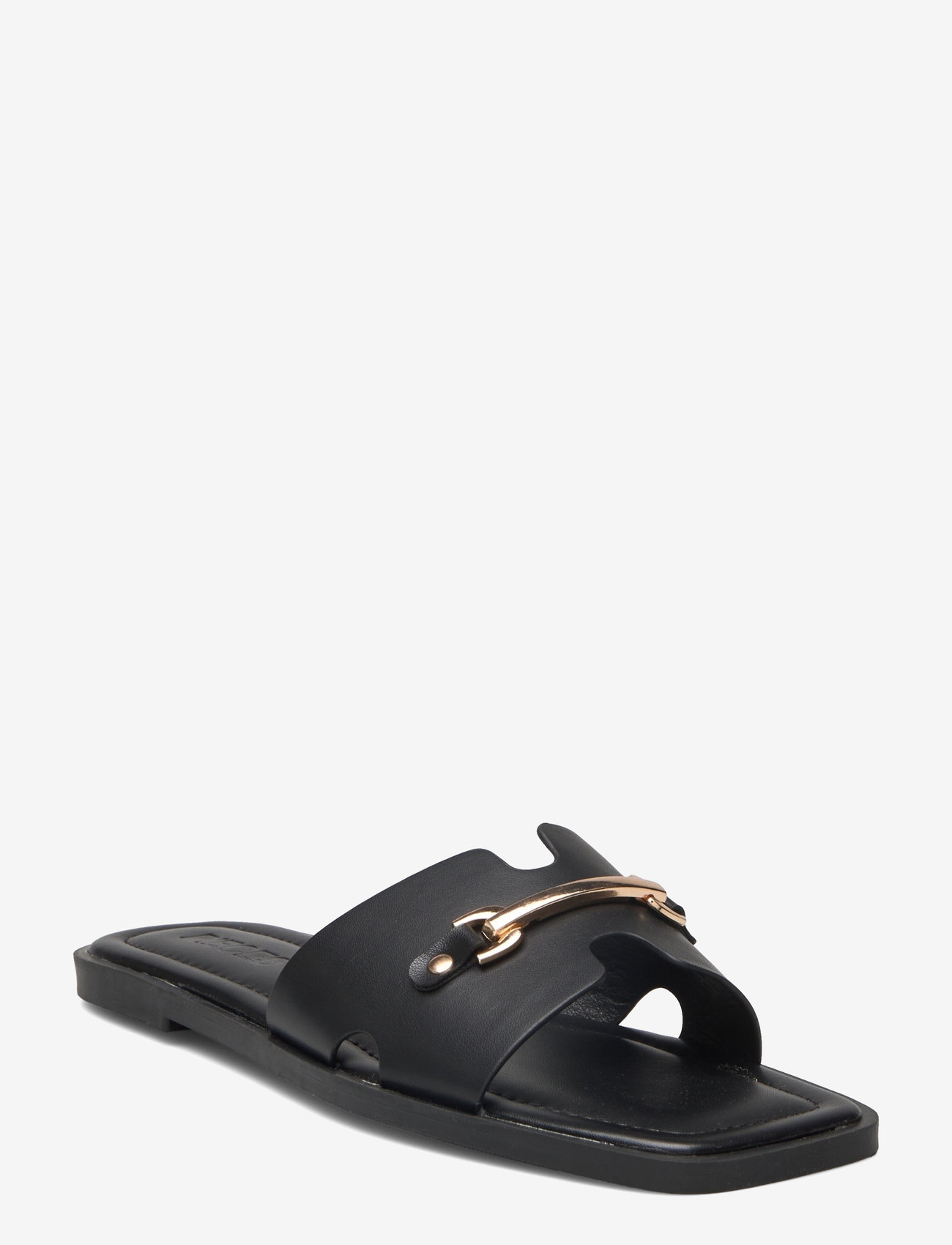 Pieces - PCMARIANNE SANDAL - flade sandaler - black - 0