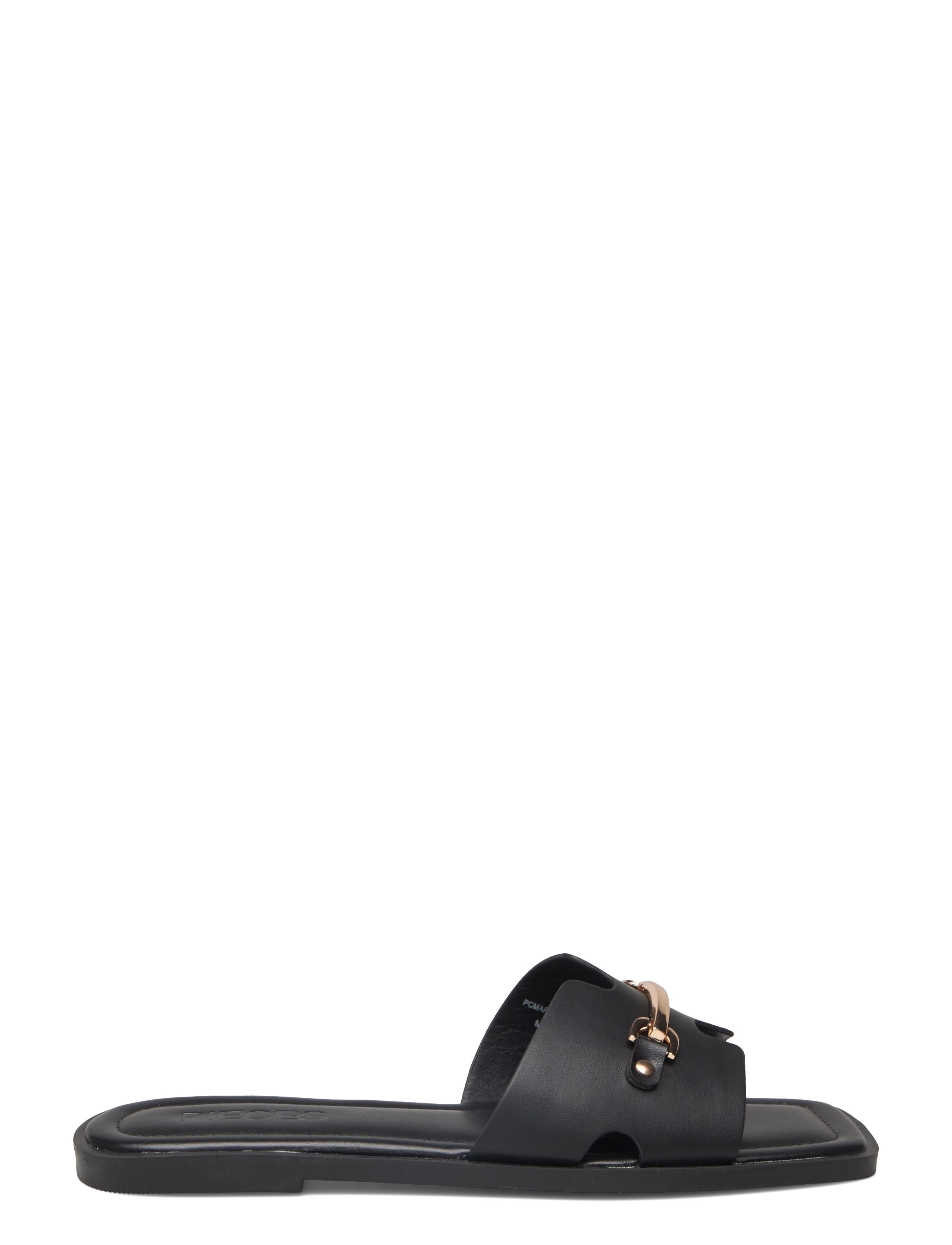 Pieces - PCMARIANNE SANDAL - flache sandalen - black - 1