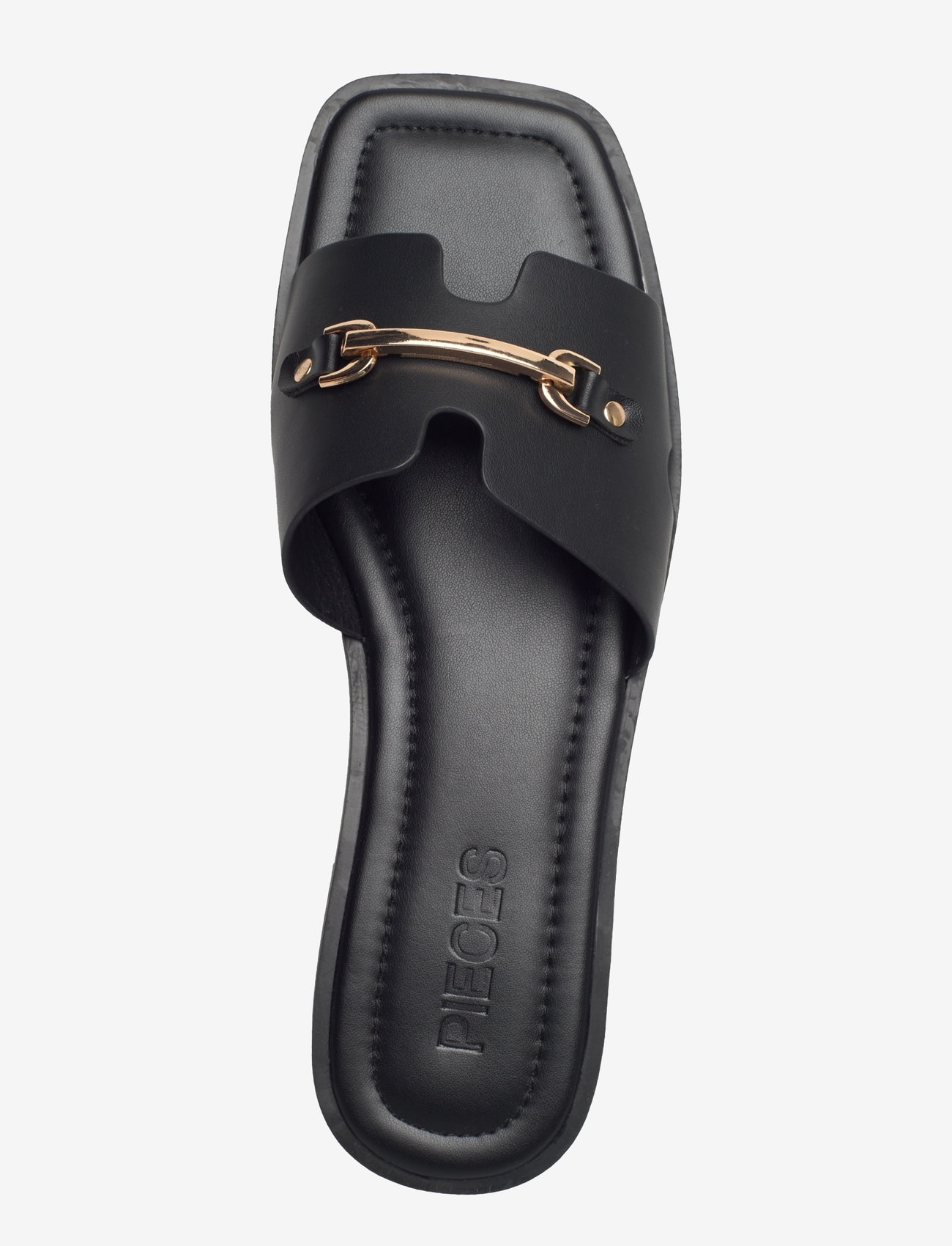 Pieces - PCMARIANNE SANDAL - flade sandaler - black - 3