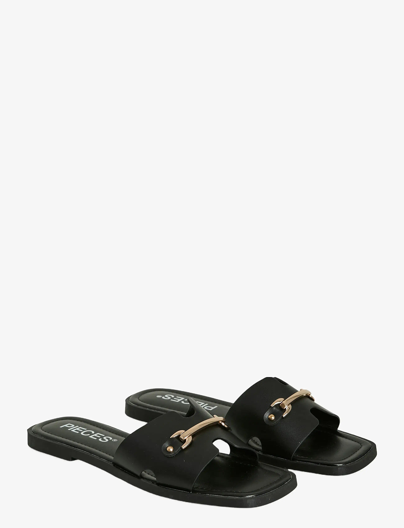 Pieces - PCMARIANNE SANDAL - flade sandaler - black - 5