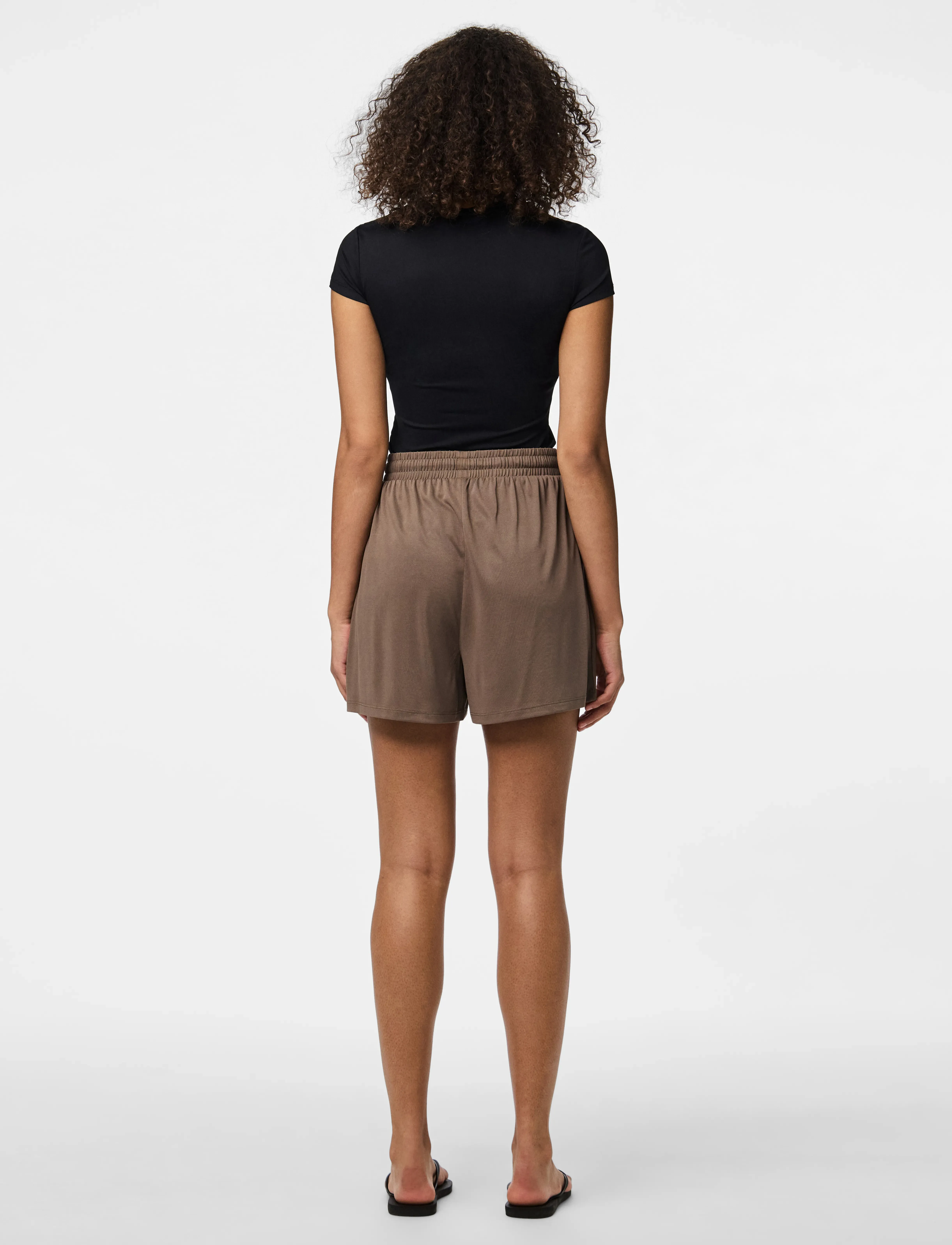 Pieces - PCANORA HW SHORTS BC - morel - 3