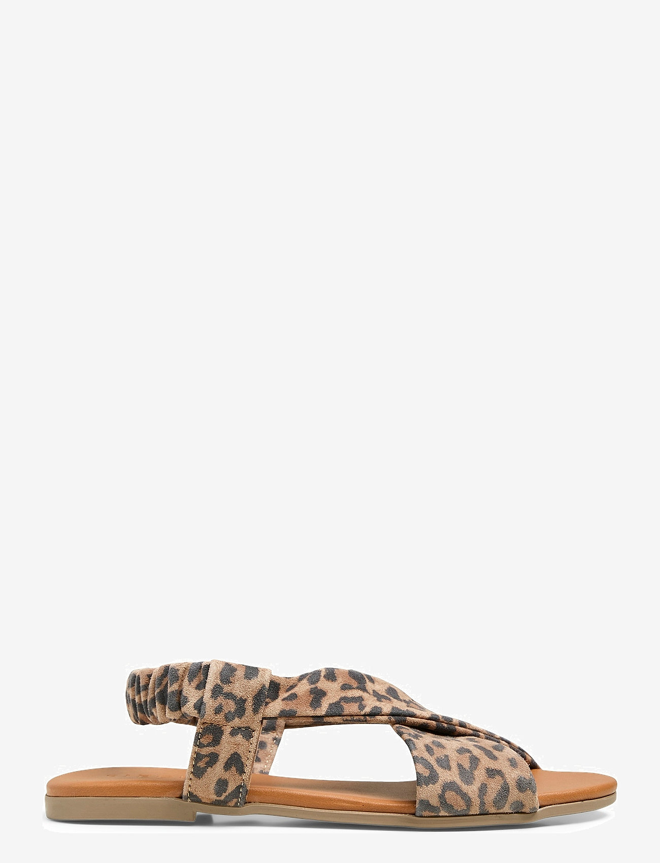 Pieces - PCEMILIE SUEDE SANDAL - flat sandals - black - 1