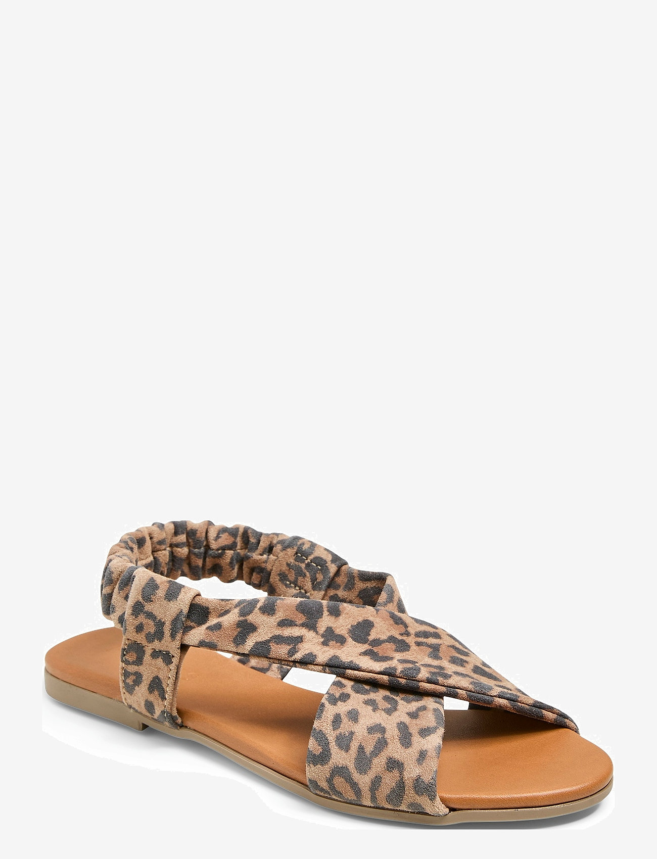 Pieces - PCEMILIE SUEDE SANDAL - flat sandals - black - 2