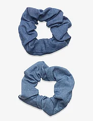 Pieces - PCNINI 2-PACK SCRUNCHIE D2D - lägsta priserna - light blue denim - 0