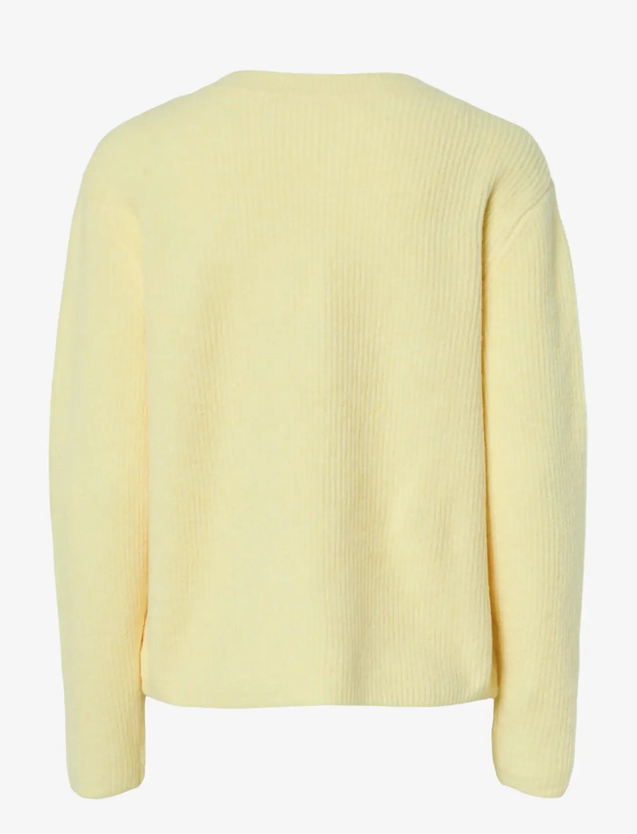 Pieces - PCSILLY LS REV TIE KNIT NOOS BC - sviitrid - pale banana - 2