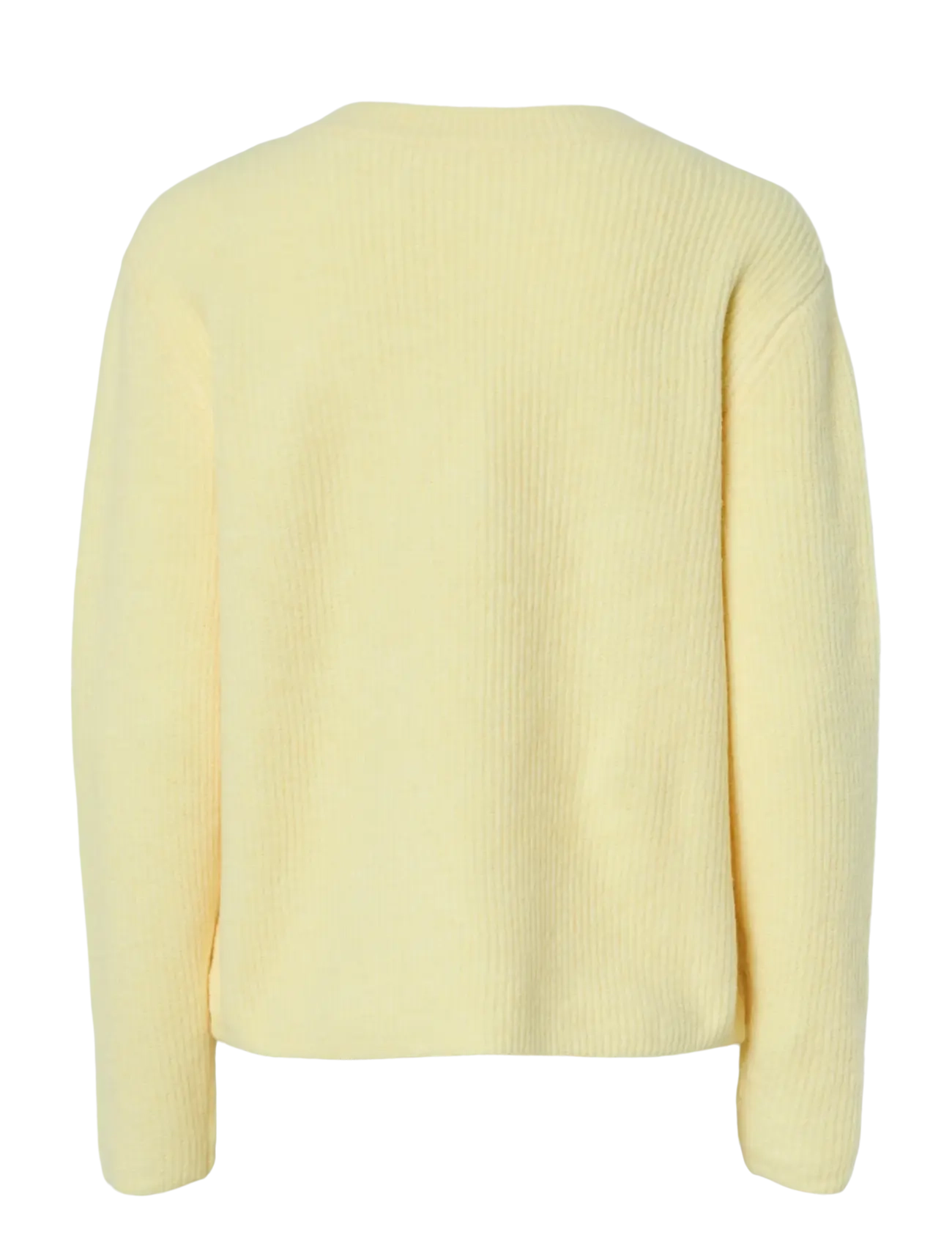 Pieces - PCSILLY LS REV TIE KNIT NOOS BC - pullover - pale banana - 2