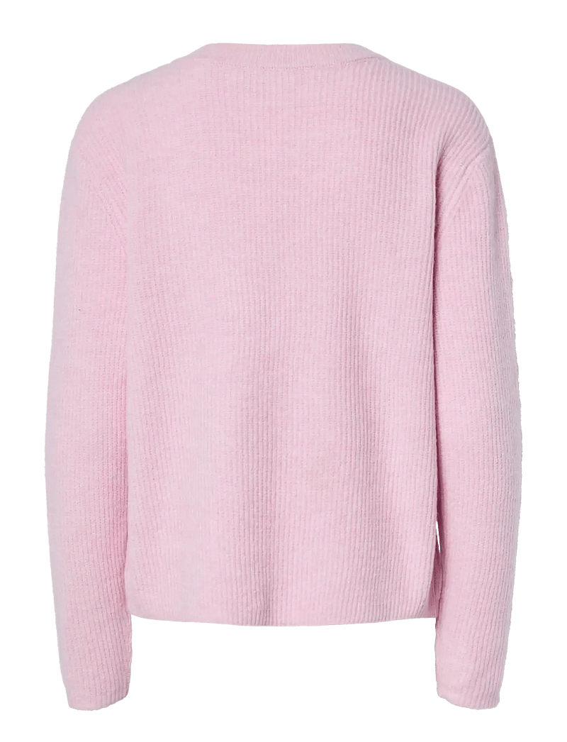 Pieces - PCSILLY LS REV TIE KNIT NOOS BC - pullover - roseate spoonbill - 2
