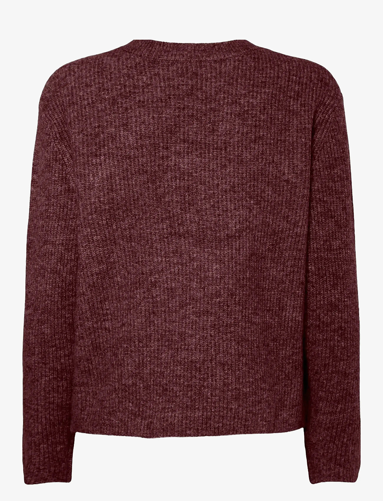 Pieces - PCSILLY LS REV TIE KNIT NOOS BC - sviitrid - tawny port - 2