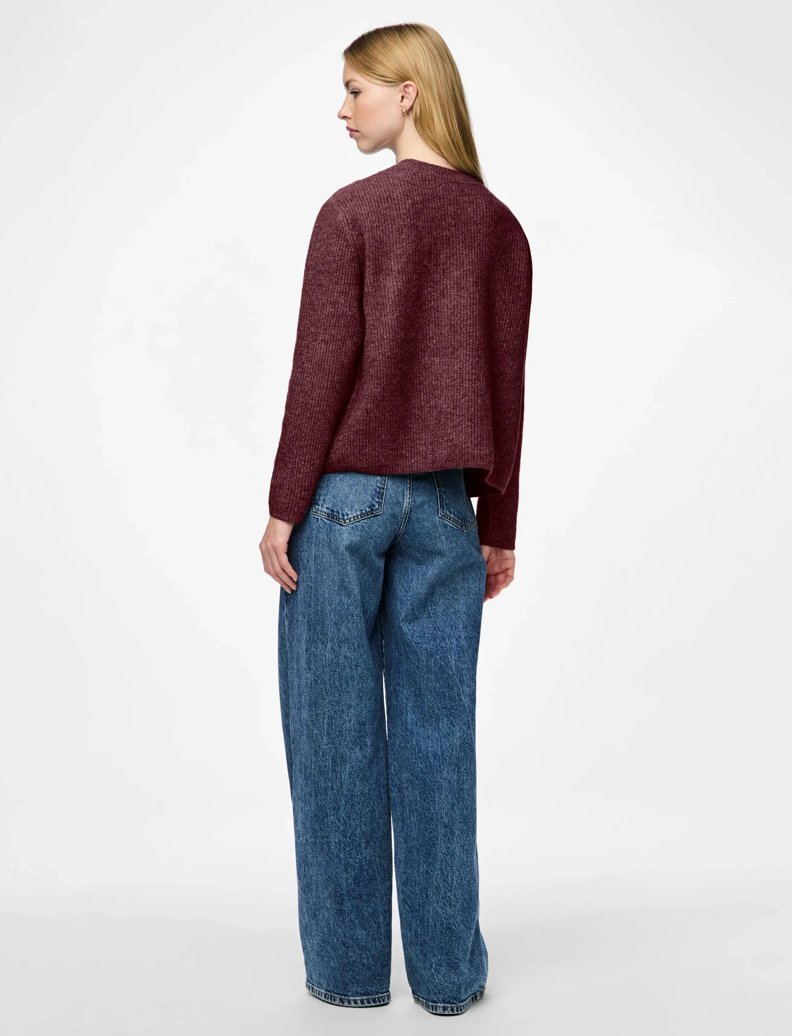 Pcsilly Ls Rev Tie Knit Noos Bc 2