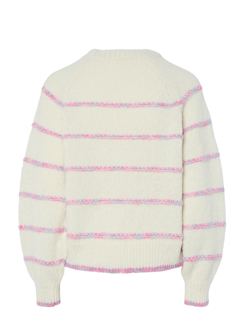 Pieces - PCNELIA LS O-NECK KNIT NOOS BC - pullover - birch - 2