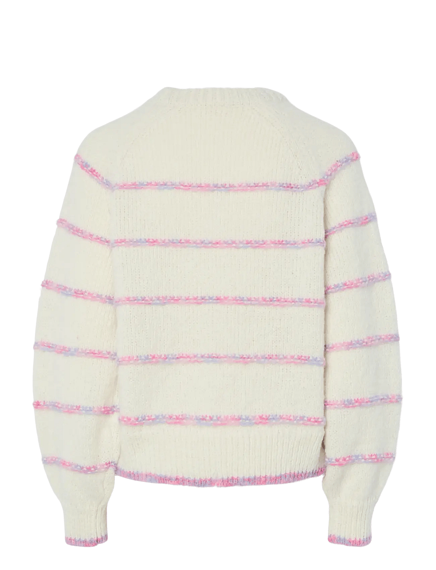 Pieces - PCNELIA LS O-NECK KNIT NOOS BC - pullover - birch - 2