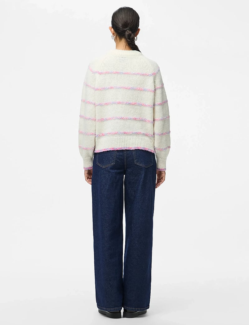 Pieces - PCNELIA LS O-NECK KNIT NOOS BC - pullover - birch - 3