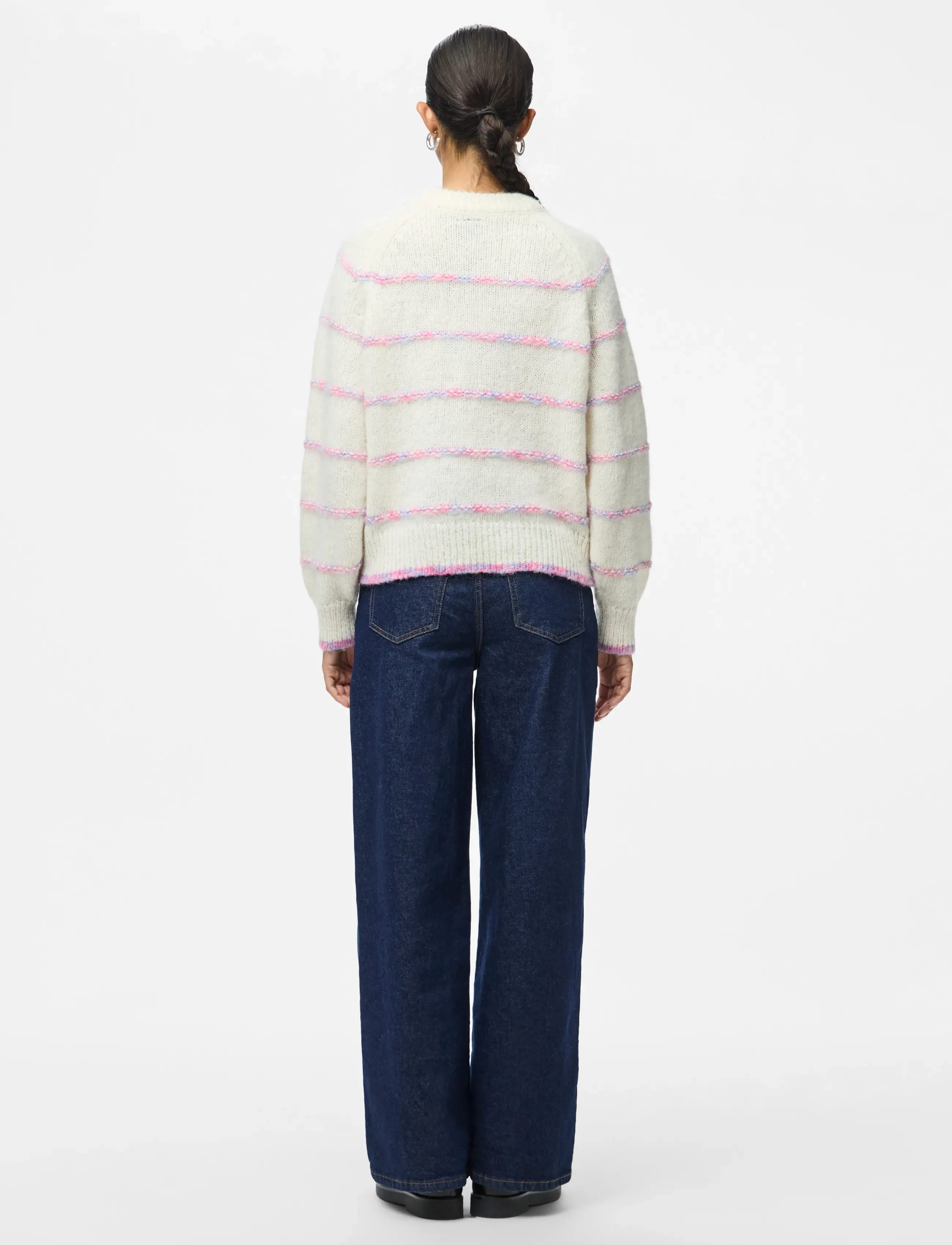 Pieces - PCNELIA LS O-NECK KNIT NOOS BC - pullover - birch - 3
