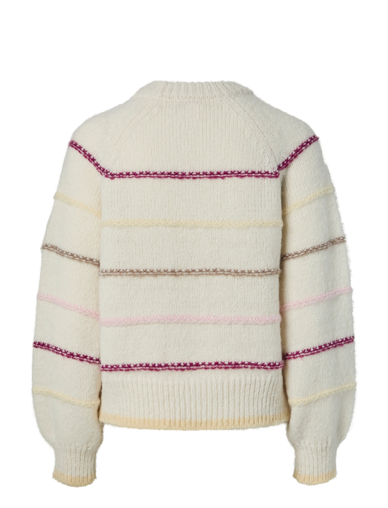 Pieces - PCNELIA LS O-NECK KNIT NOOS BC - kampsunid - birch - 2