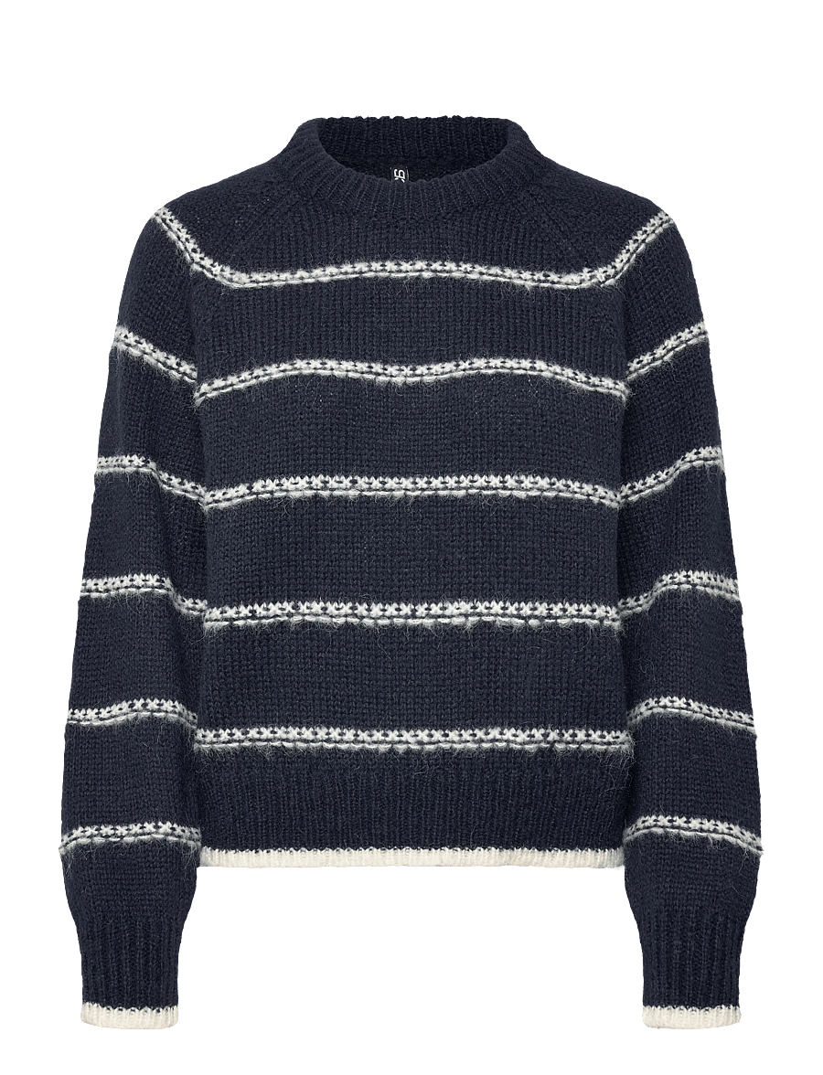 Pieces - PCNELIA LS O-NECK KNIT NOOS BC - pullover - sky captain - 0