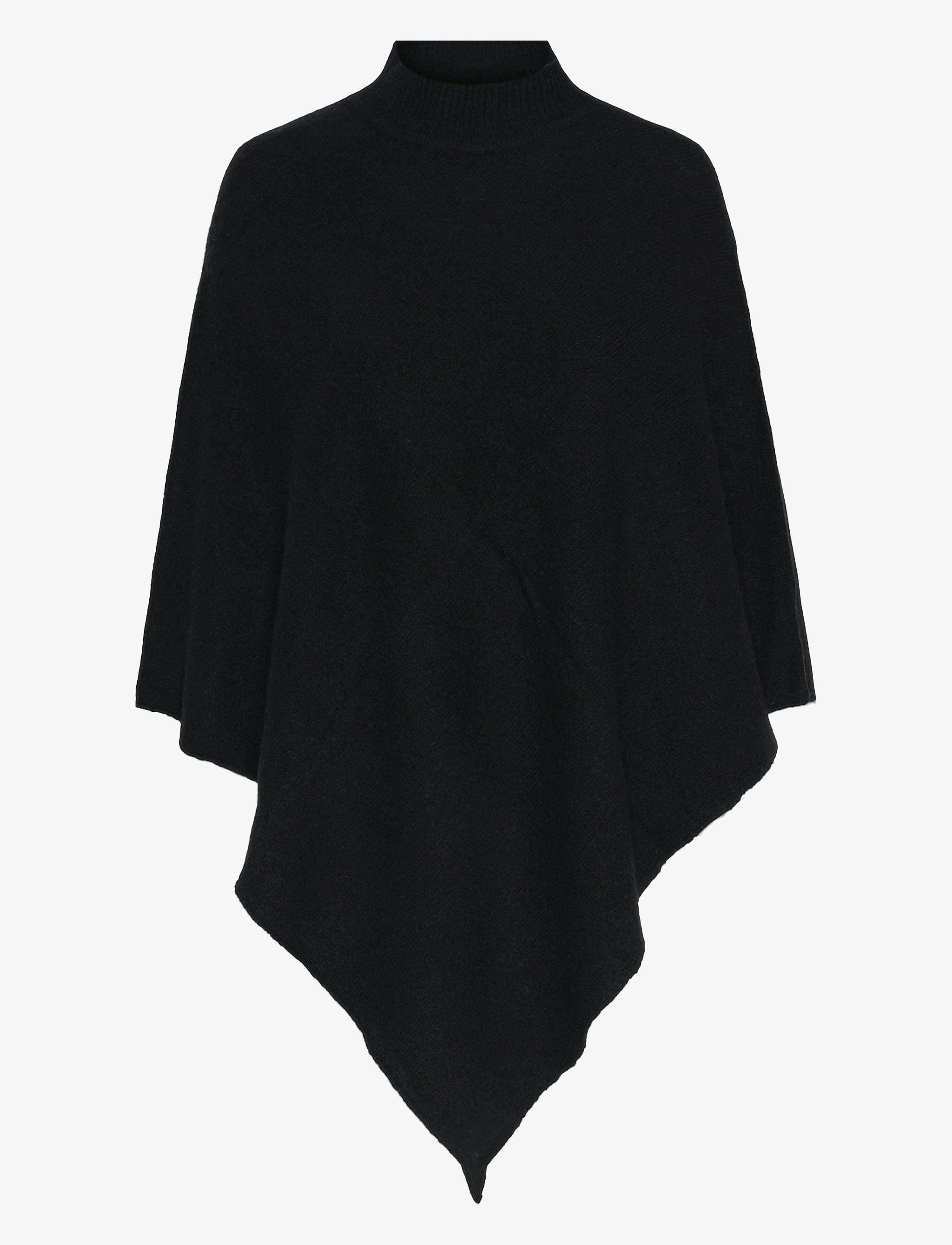 Pieces PCFORTUNA HIGH NECK PONCHO NOOS BC - Clothing - BLACK / black