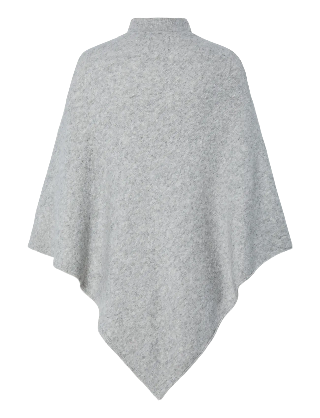 Pieces - PCFORTUNA HIGH NECK PONCHO NOOS BC - medium grey melange - 2