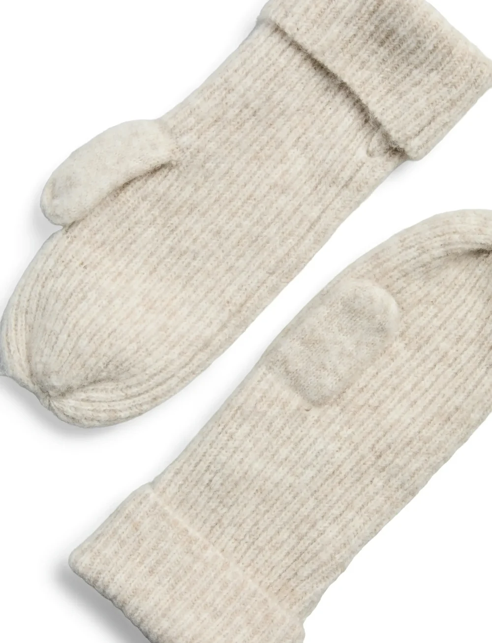 Pieces - PCMOELLA MITTENS NOOS BC - dūraiņi - whitecap gray - 2