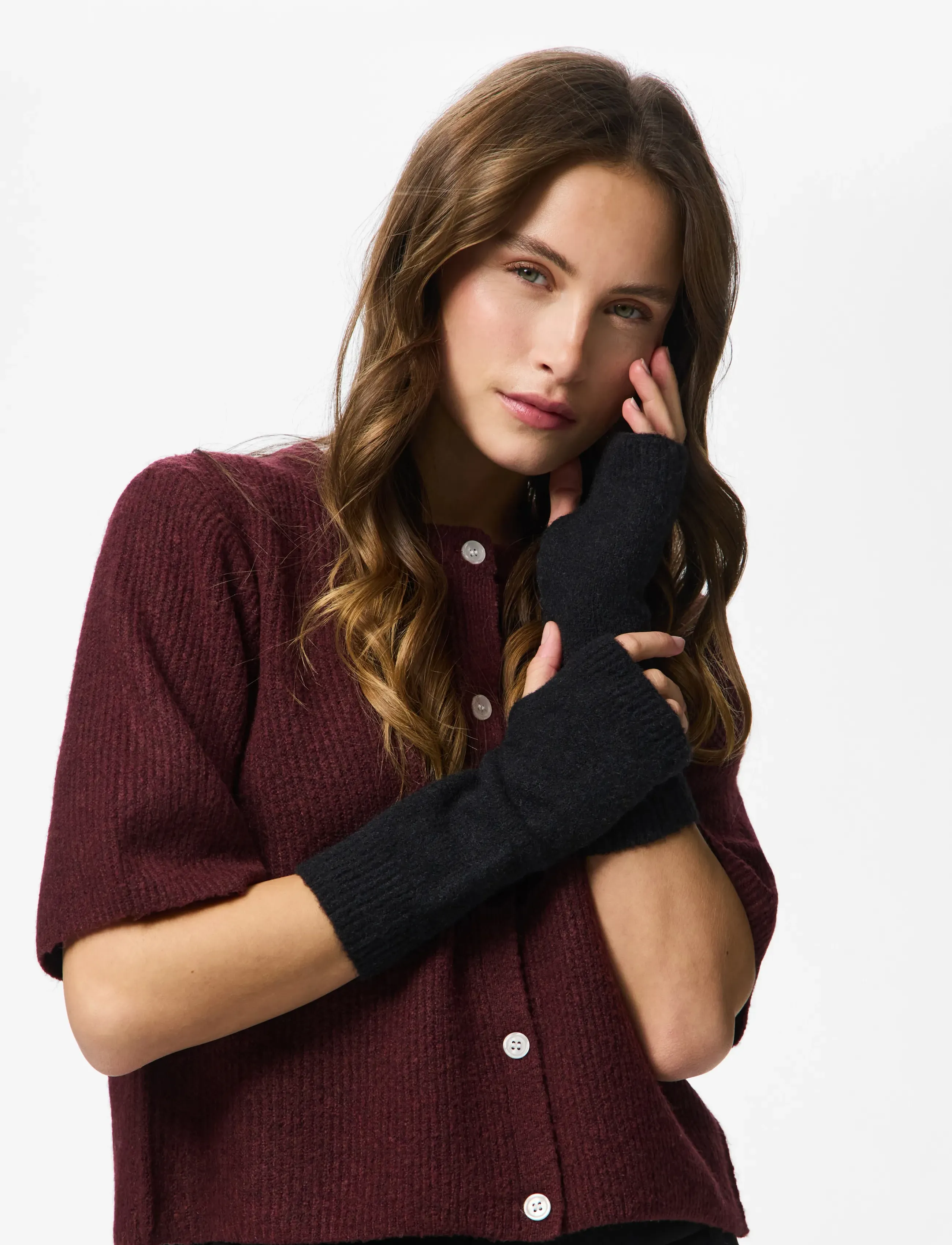 Pieces Pcfortuna Arm Warmer Noos Bc, One Size, Gloves, Schwarz - Thumb Frauen