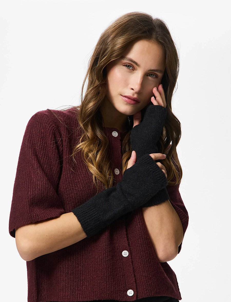 Pieces - PCFORTUNA ARM WARMER NOOS BC - luffer - black - 0
