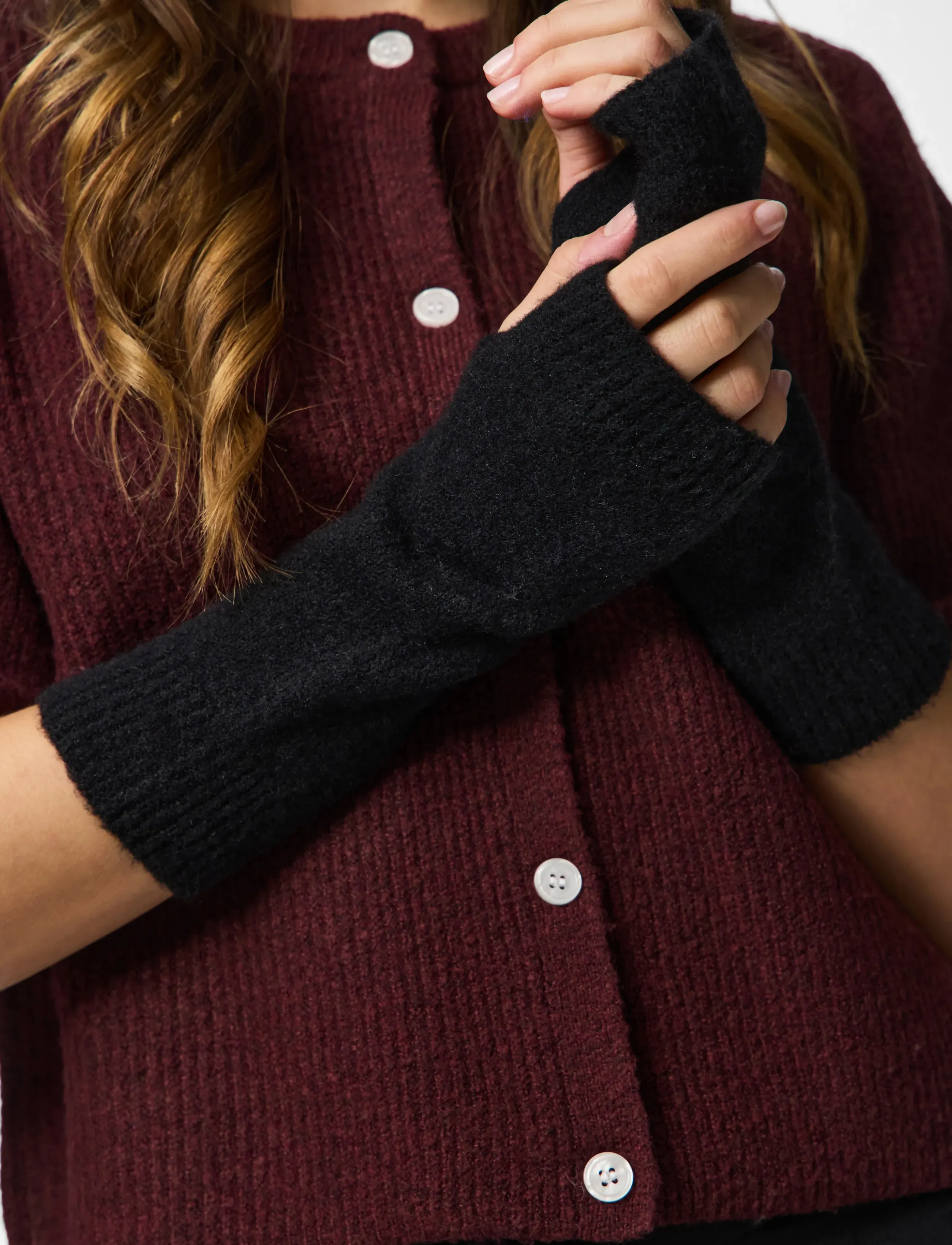 Pieces - PCFORTUNA ARM WARMER NOOS BC - labakindad - black - 2