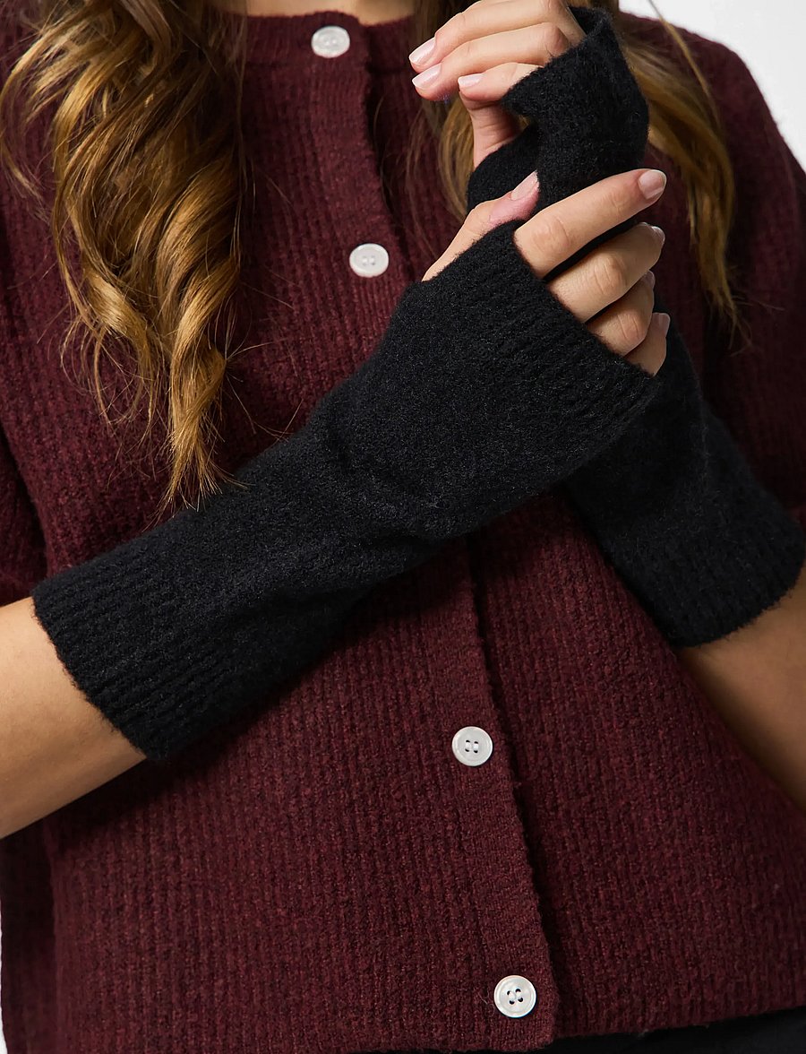 Pieces - PCFORTUNA ARM WARMER NOOS BC - luffer - black - 2