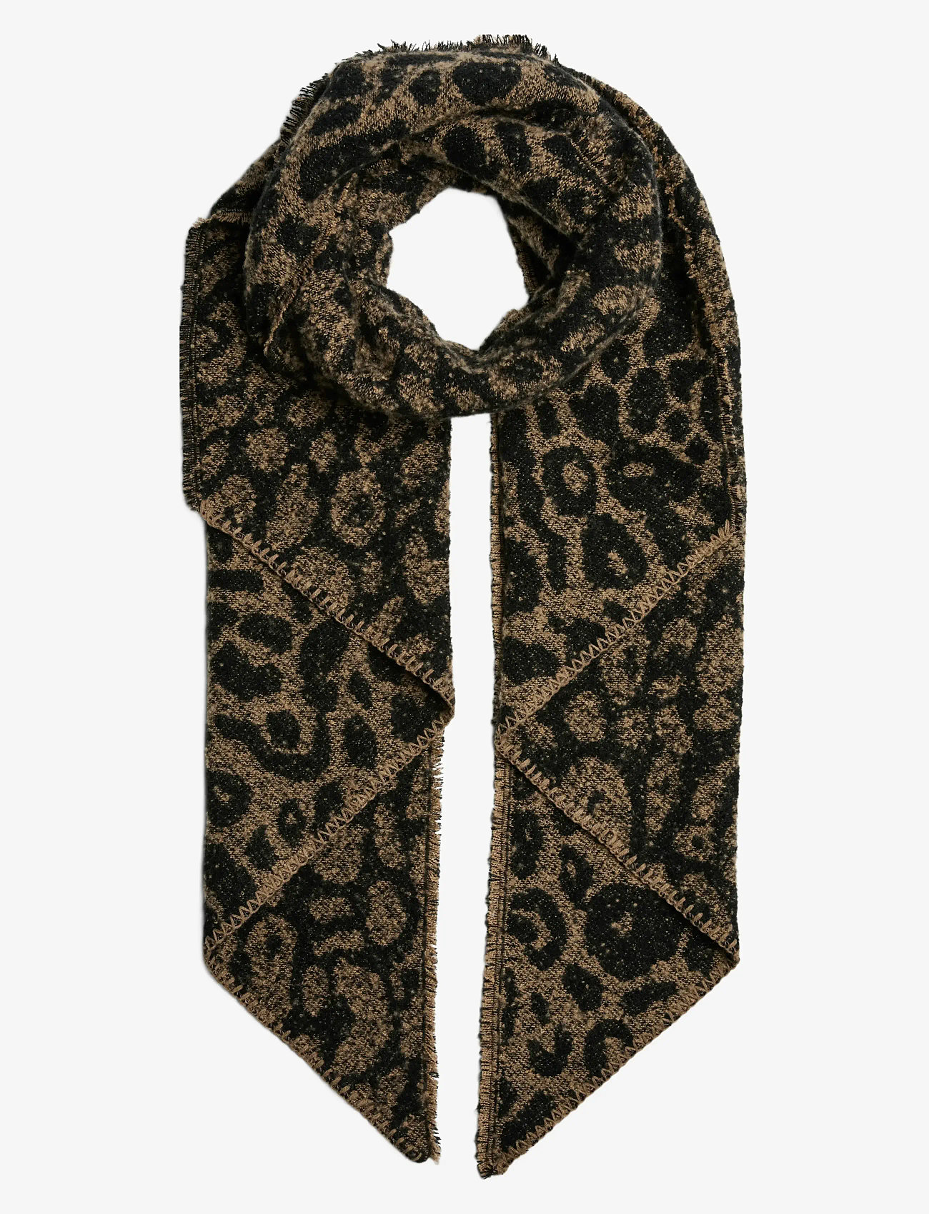 Pieces - PCPYRON LONG ANIMAL SCARF NOOS BC - halsdukar - tigers eye - 0