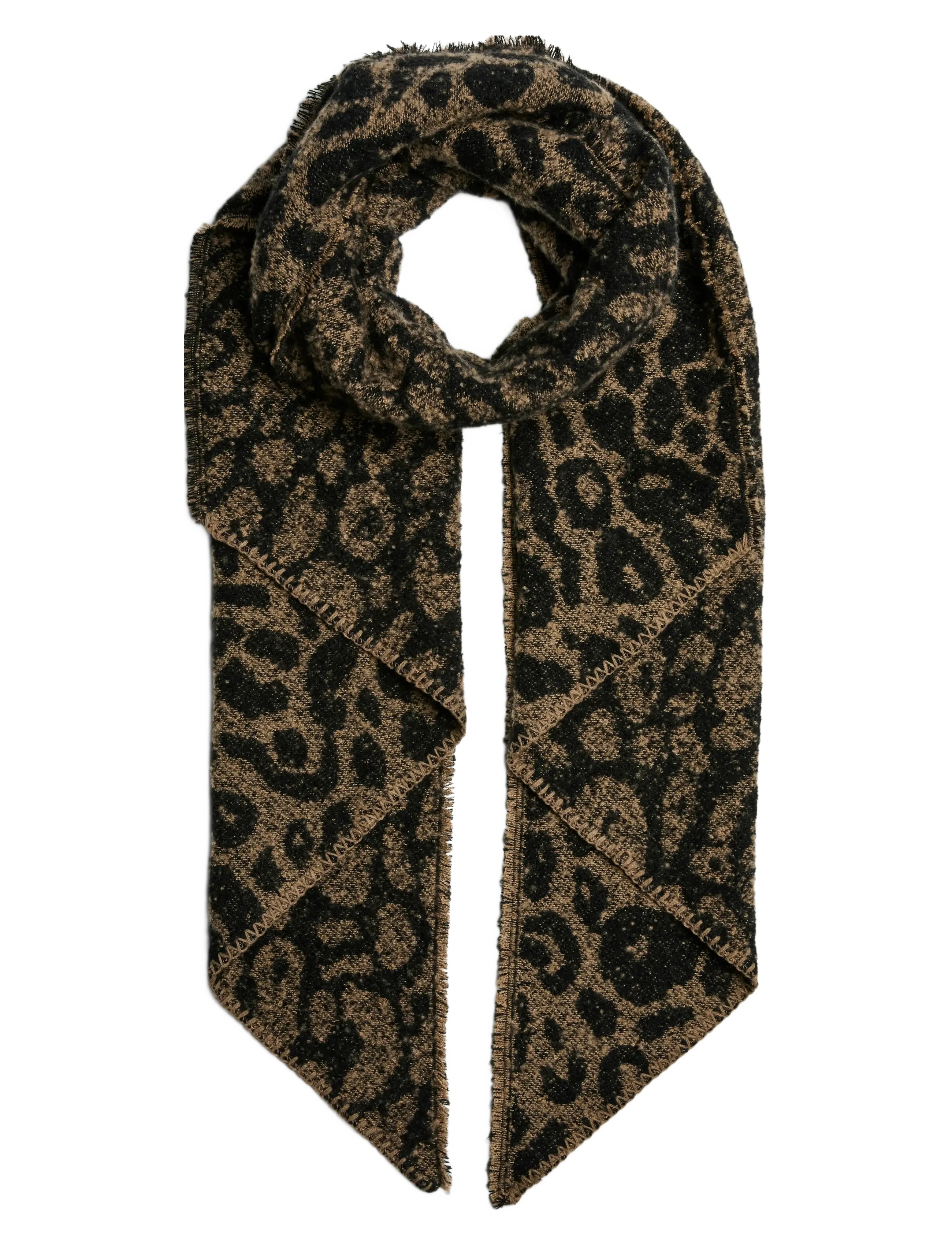 Pieces PCPYRON LONG ANIMAL SCARF NOOS BC - Akcesoria - TIGERS EYE / brown