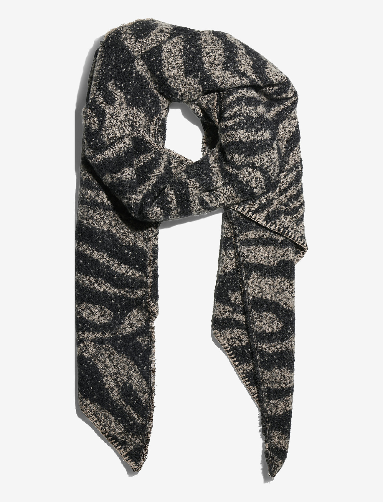 PIECES Pcpyron Long Scarf – Langer Damenschal, Asymmetrisch, Weicher Stoffmix, Für Herbst/Winter