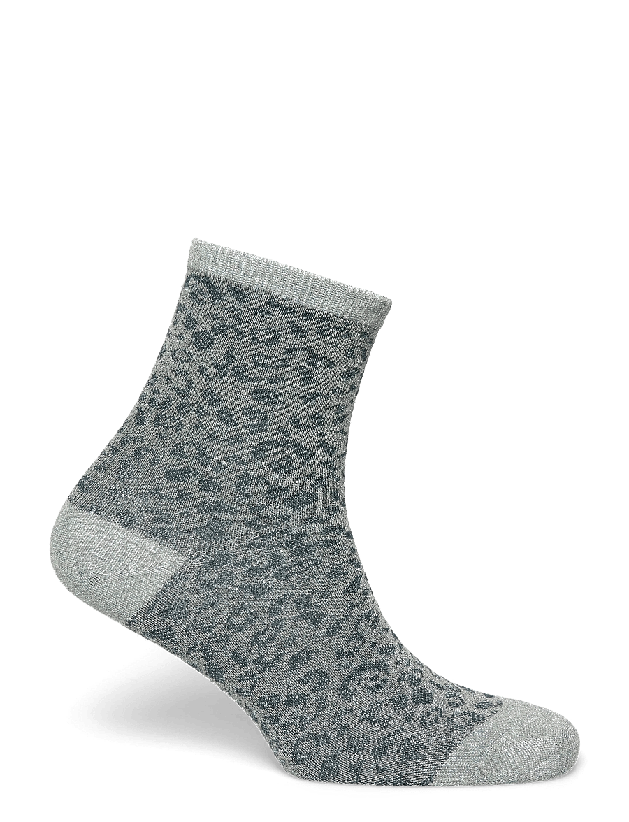 Pieces - PCSEBBY GLITTER LONG AOP SOCKS NOOS BC - normale socken - castor gray - 1